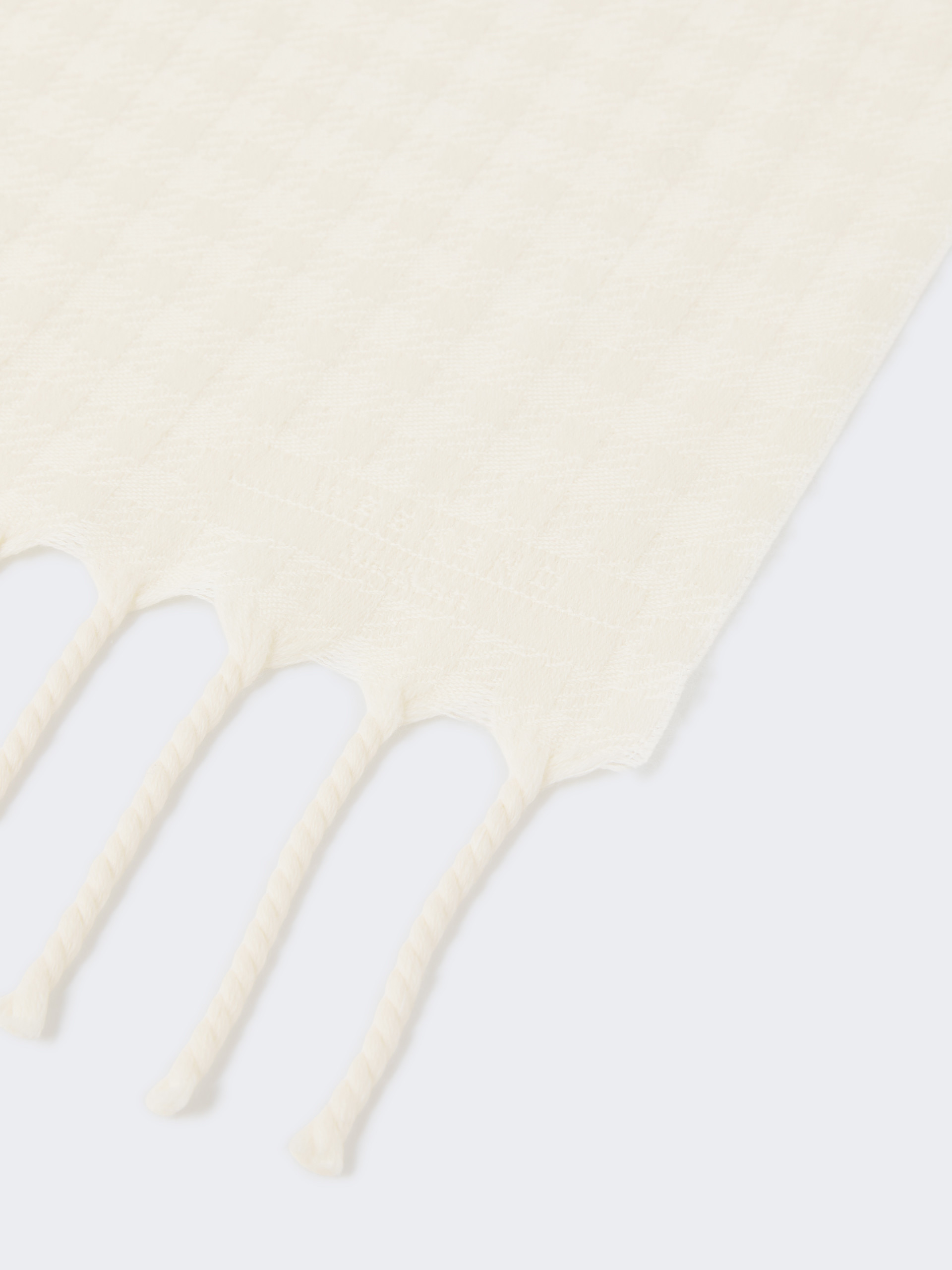 Jacquard wool stole - IVORY - Weekend Max Mara - 2