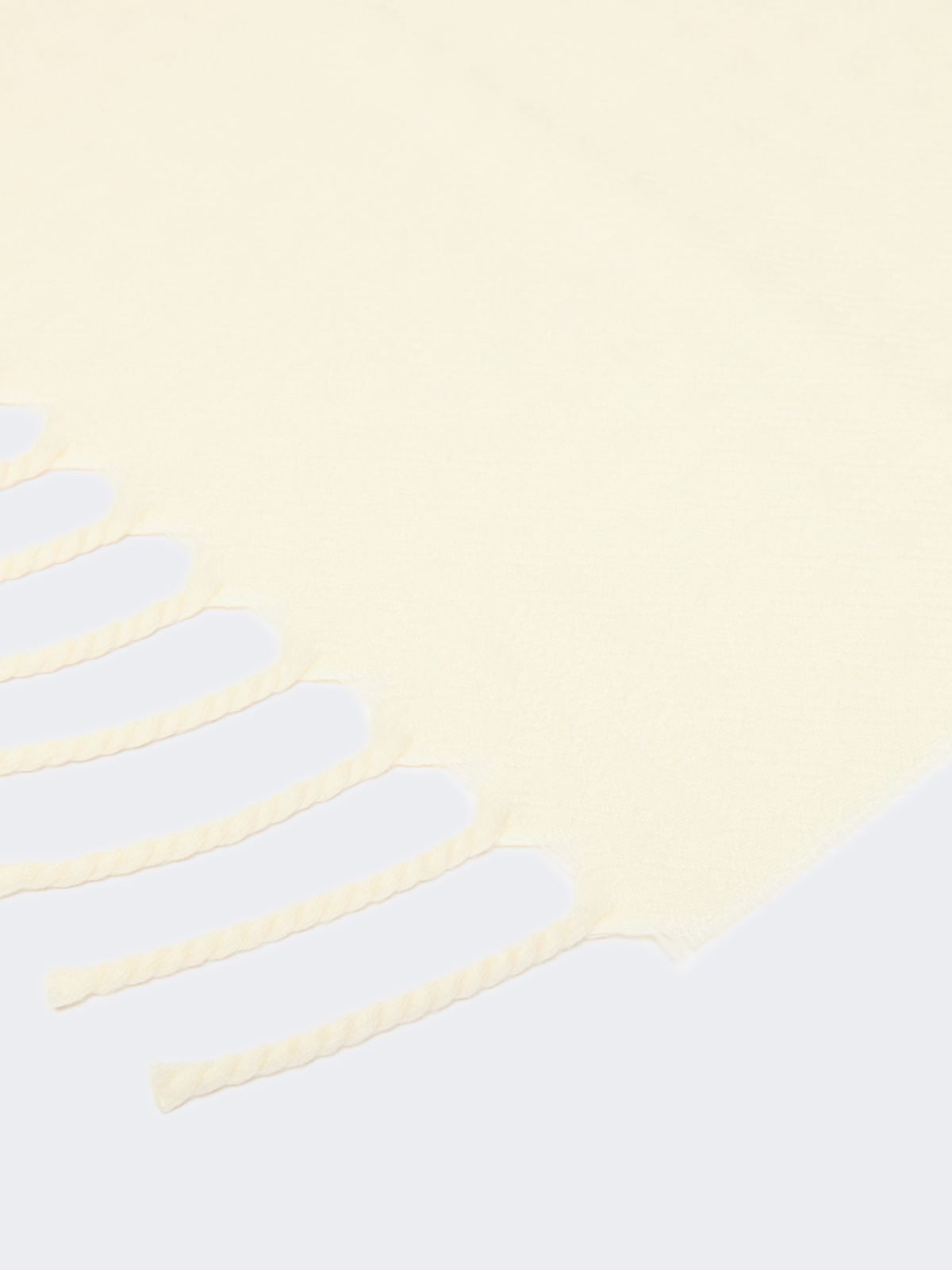 Jacquard wool stole - IVORY - Weekend - 2