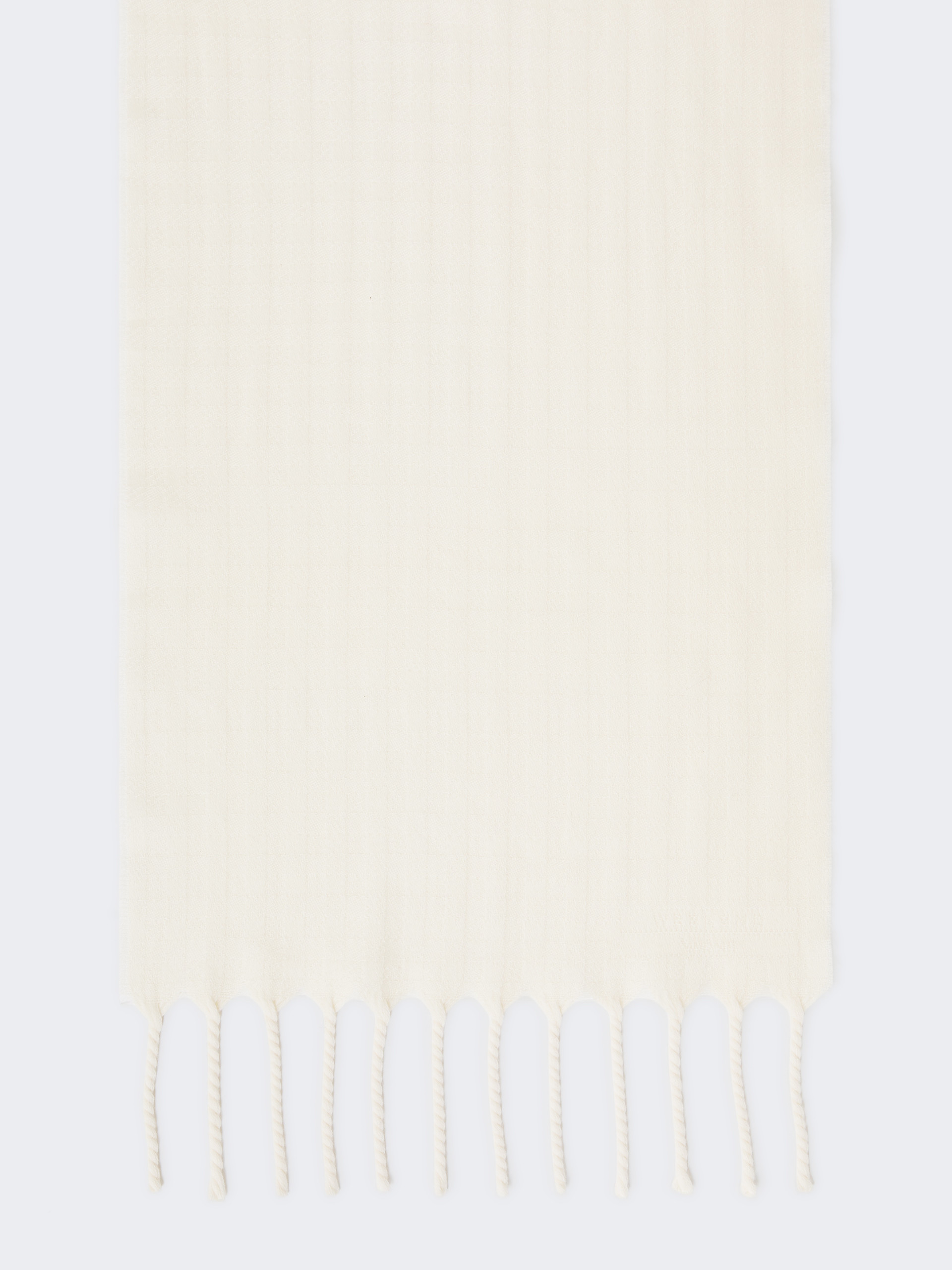 Jacquard wool stole - IVORY - Weekend Max Mara