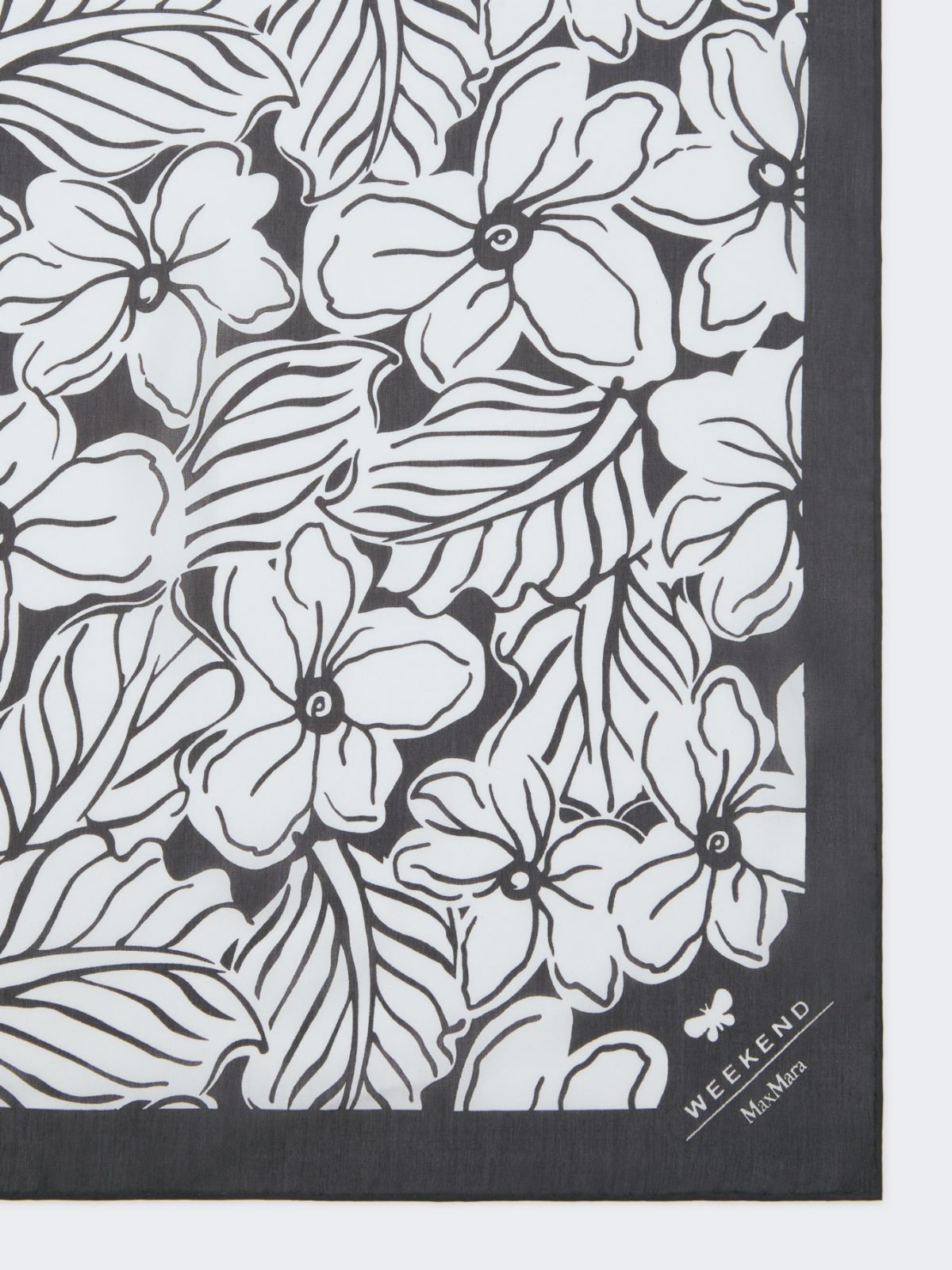 Modal and silk maxi square - OPTICAL WHITE - Weekend - 2