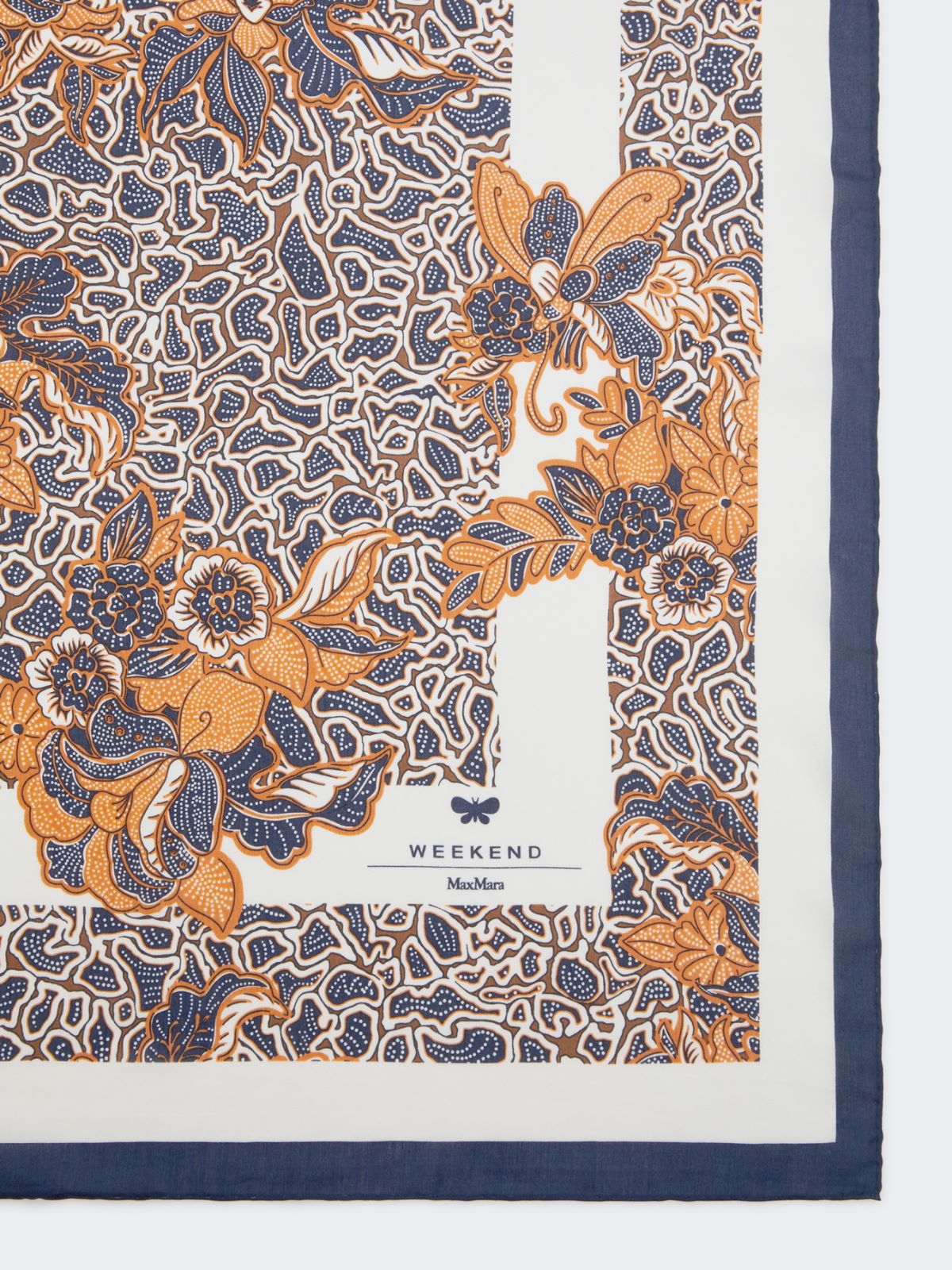 Modal and silk maxi square - ULTRAMARINE - Weekend - 2