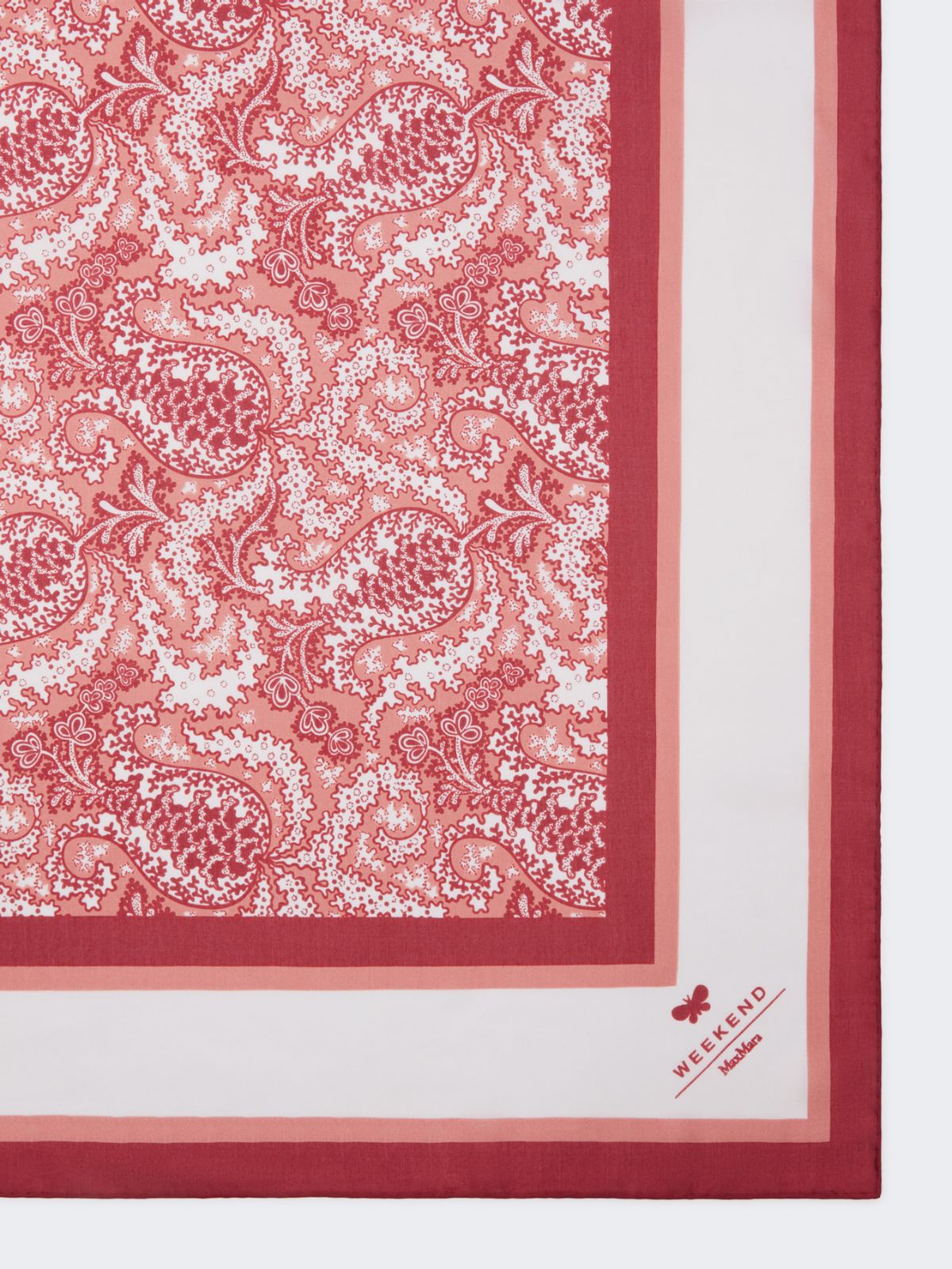 Modal and silk maxi square - SALMON - Weekend - 2