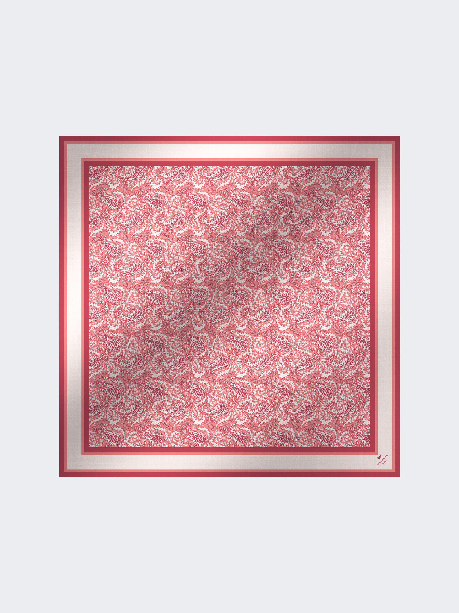 Modal and silk maxi square - SALMON - Weekend Max Mara