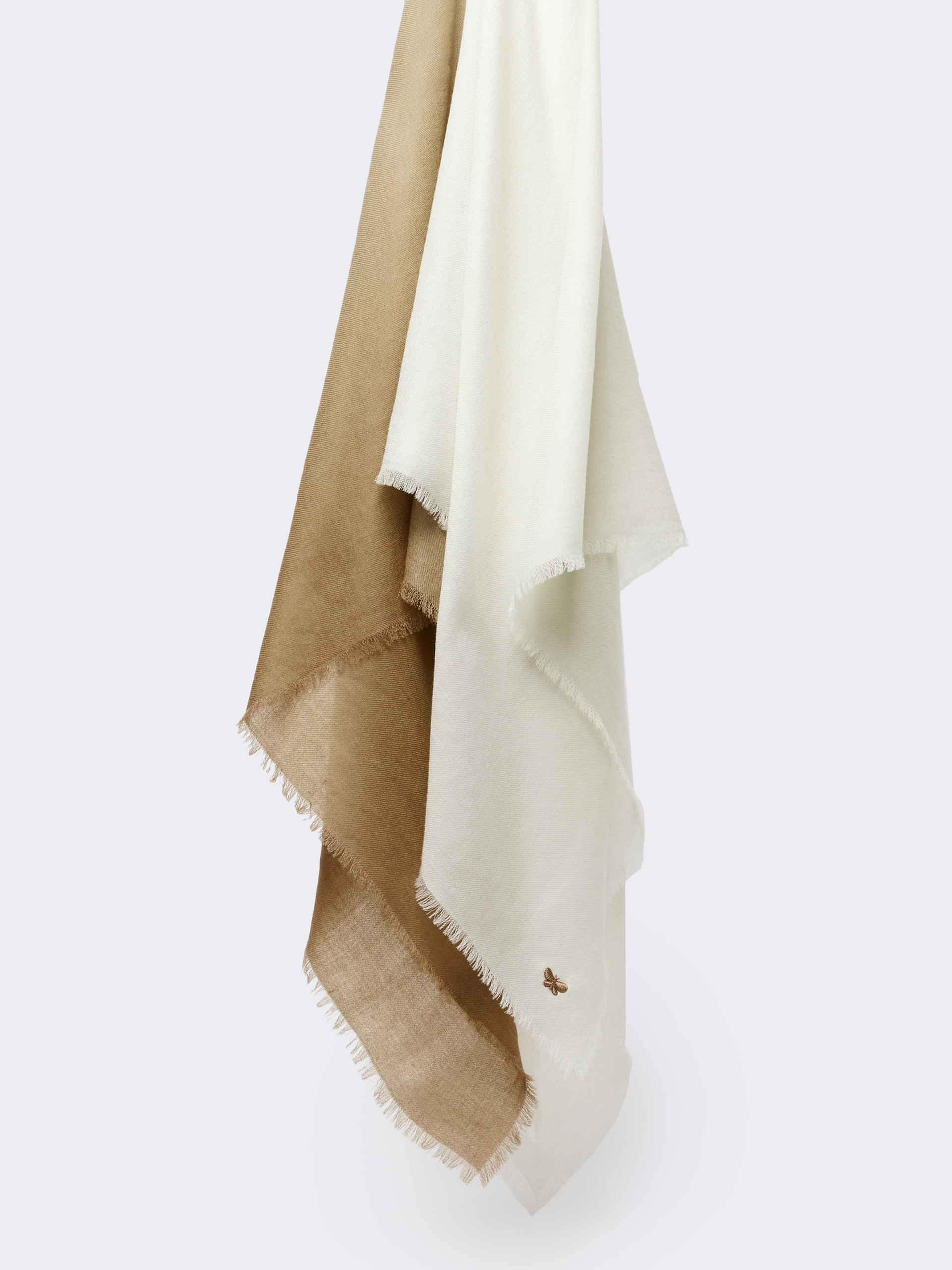 Gradient wool shawl - CAMEL - Weekend Max Mara