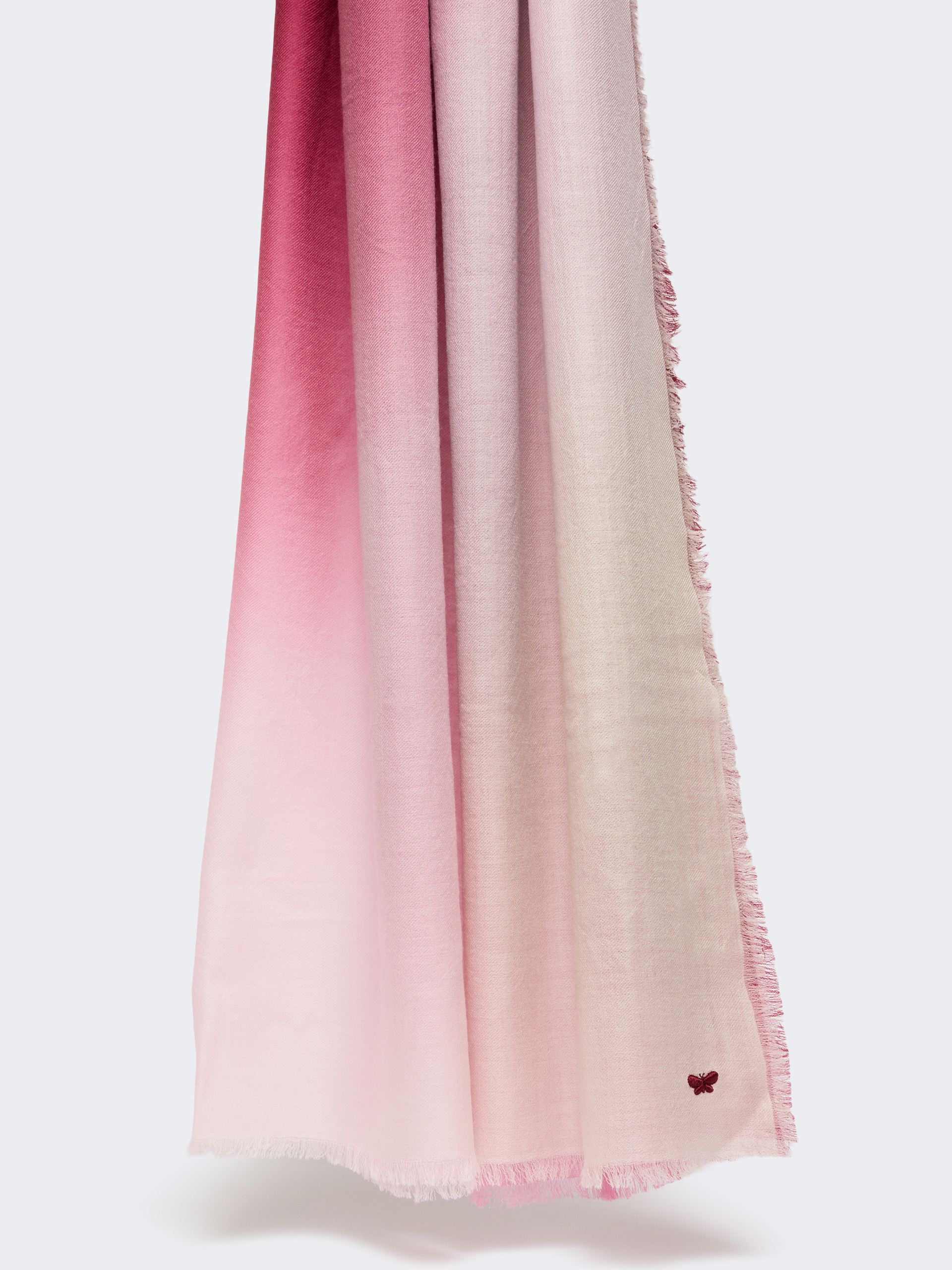 Gradient wool shawl - BORDEAUX - Weekend Max Mara