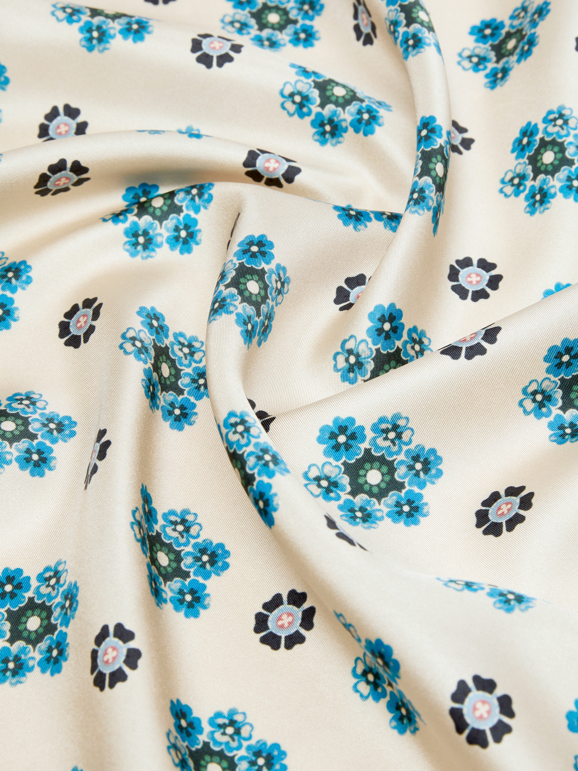 Printed silk twill foulard - BEIGE PINK - Weekend Max Mara - 3