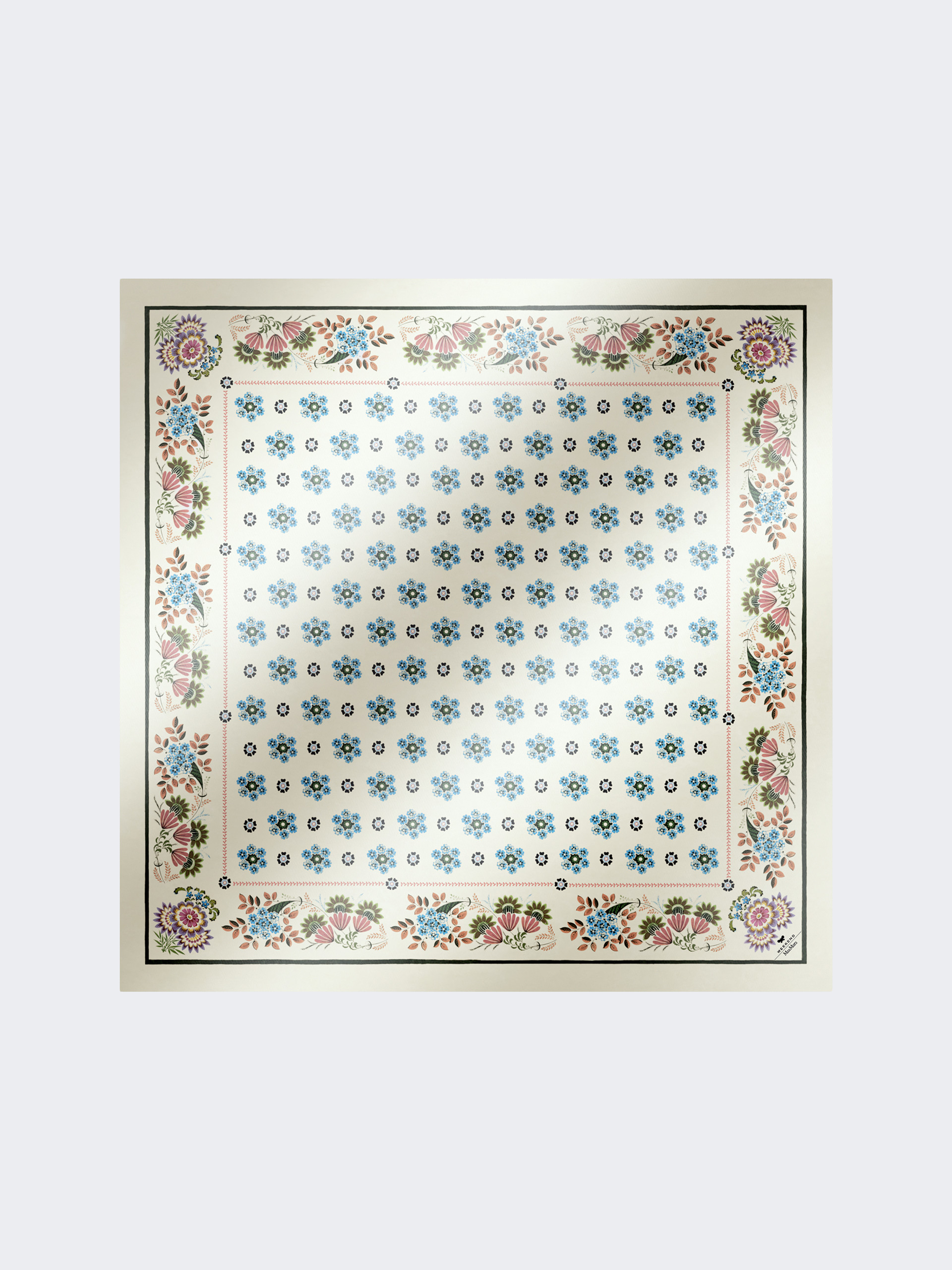 Printed silk twill foulard - BEIGE PINK - Weekend Max Mara