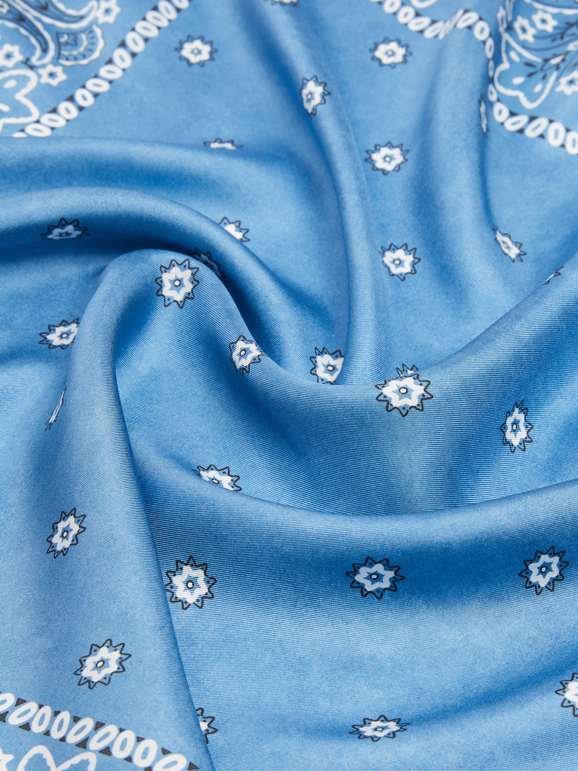 Bandanna print silk foulard - LIGHT BLUE - Weekend Max Mara - 3