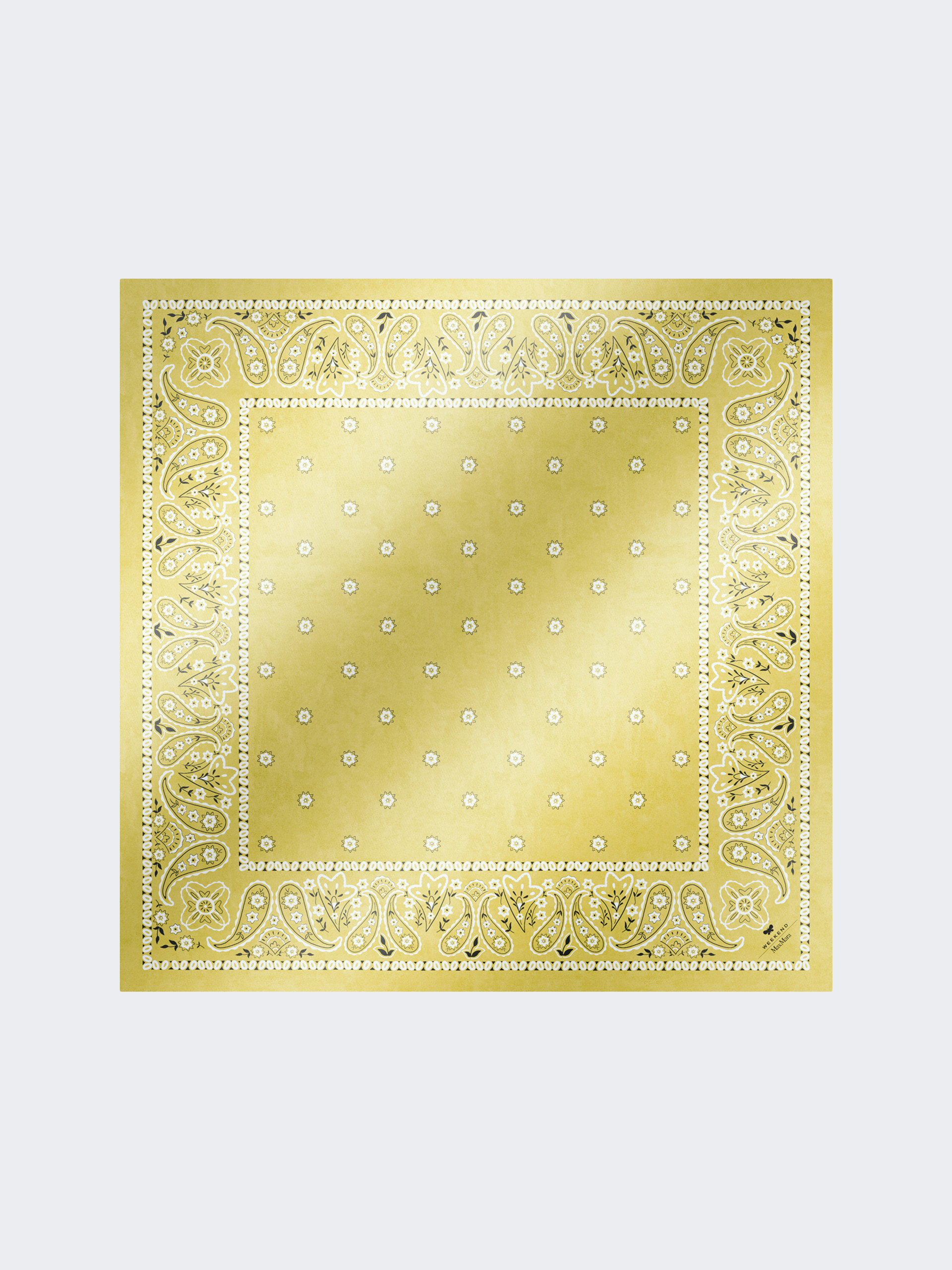 Bandanna print silk foulard - GREEN - Weekend Max Mara