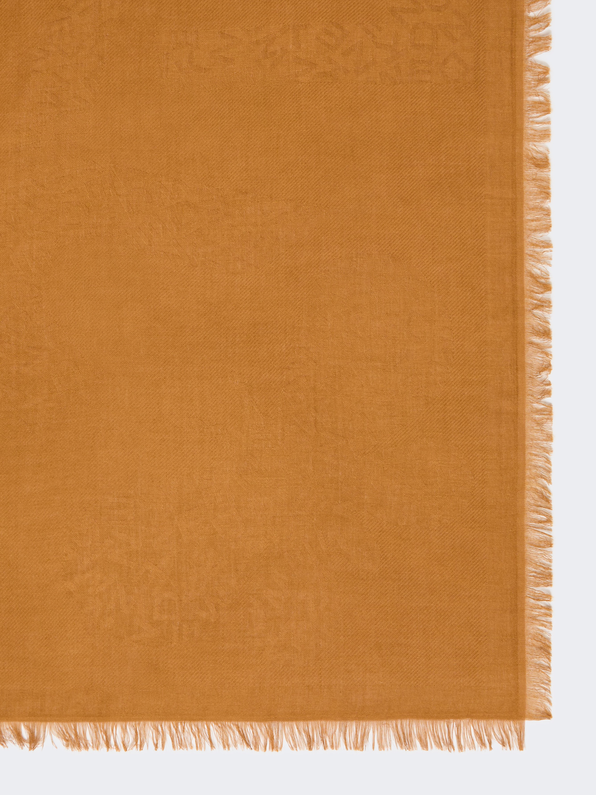 Jacquard-knit modal and cashmere shawl - CAMEL - Weekend Max Mara - 2