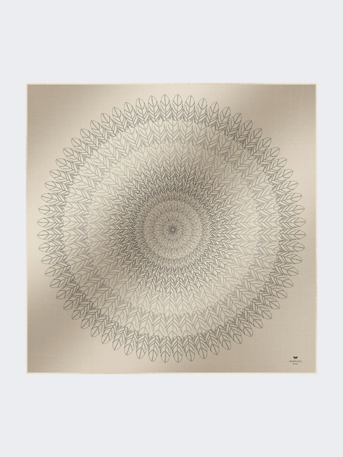 Wool and silk stole - DARK GREY - Weekend