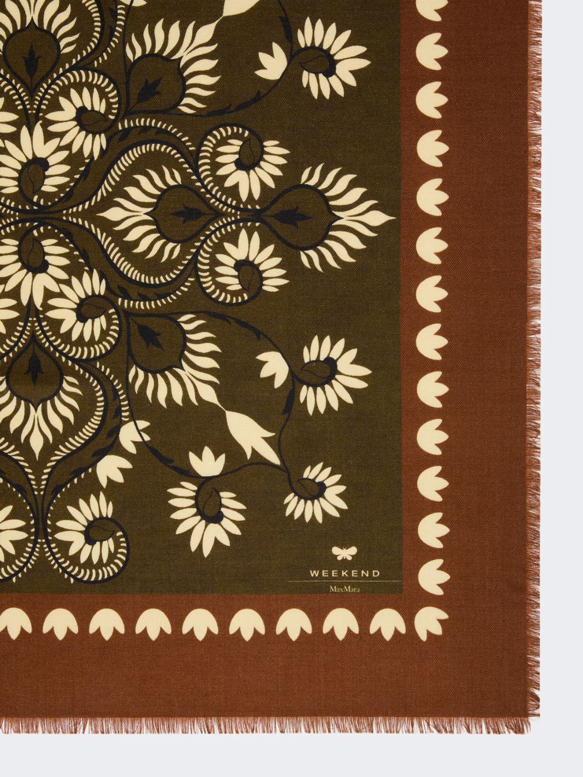 Wool and silk stole - CARAMEL - Weekend - 2