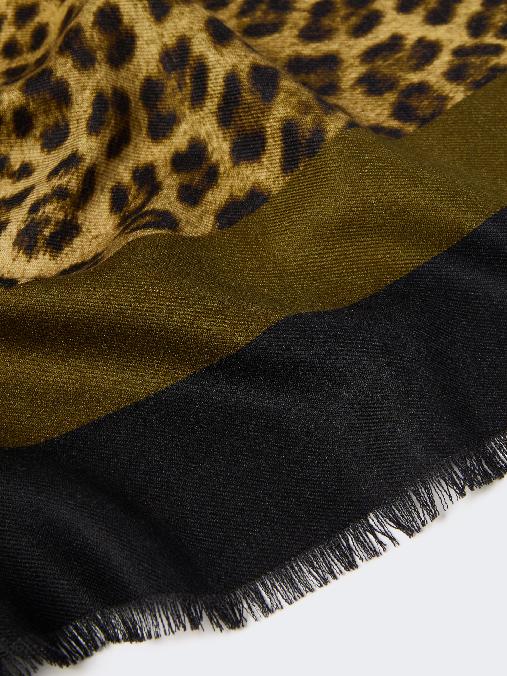 Wool and silk stole - BLACK - Weekend Max Mara - 3