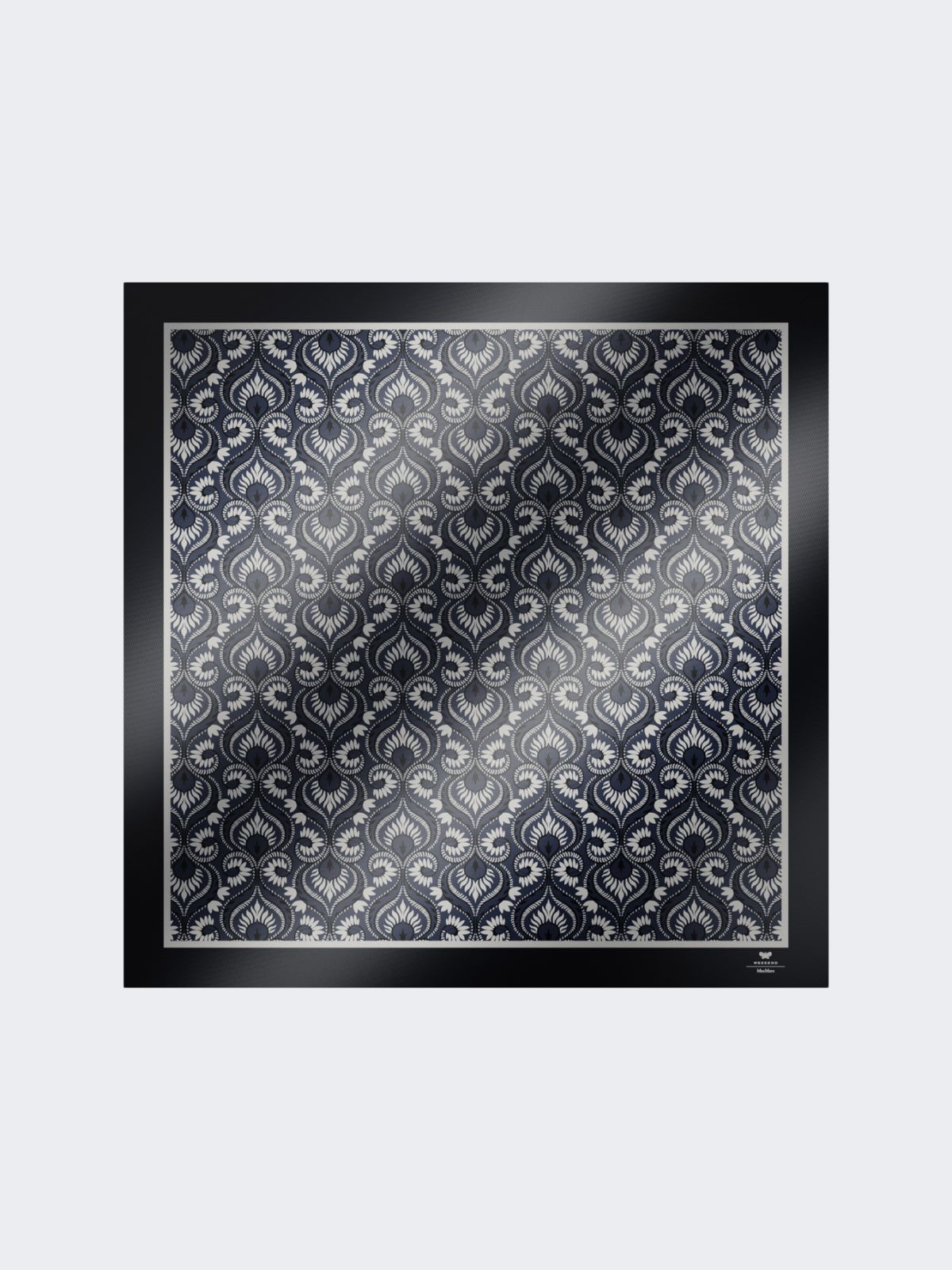 Printed silk yoke - NAVY - Weekend