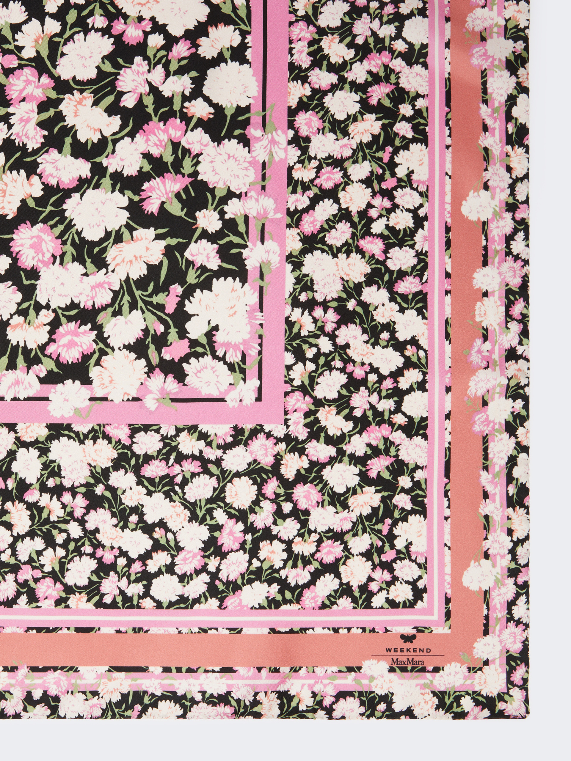 Patterned silk twill foulard - PINK - Weekend Max Mara - 2