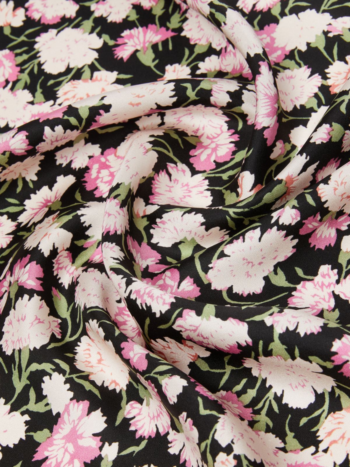 Printed silk twill yoke - PINK - Weekend - 3