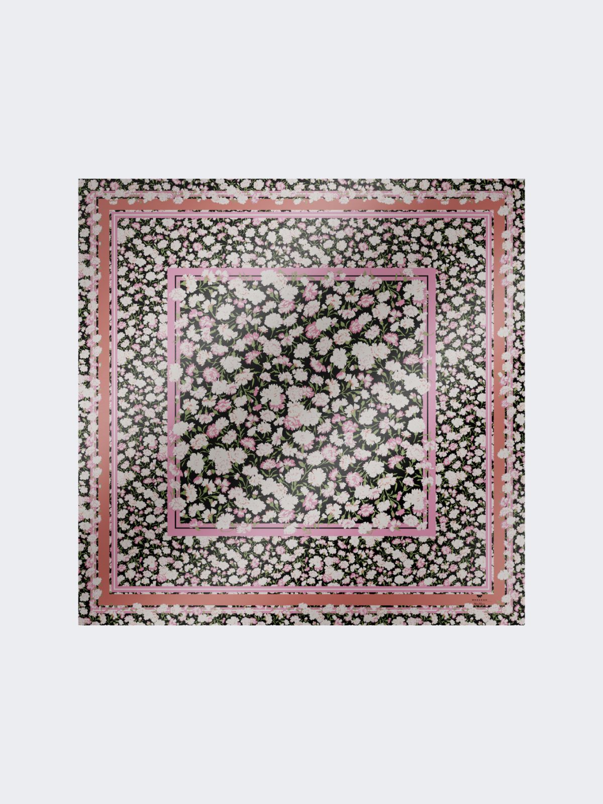 Printed silk twill yoke - PINK - Weekend