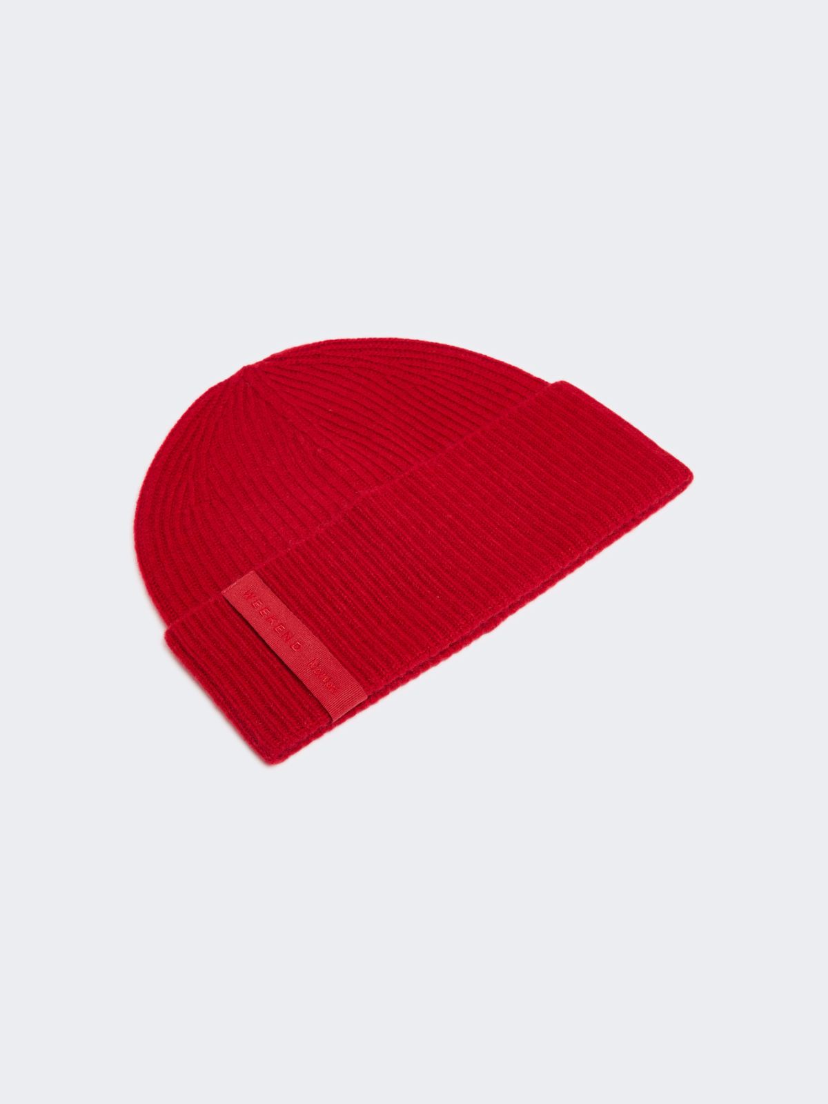 Cashmere beanie hat - DARK RED - Weekend - 2