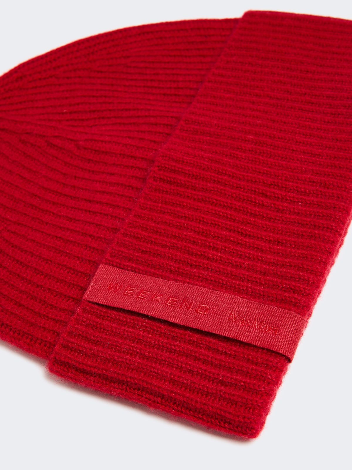 Cashmere beanie hat - DARK RED - Weekend - 3