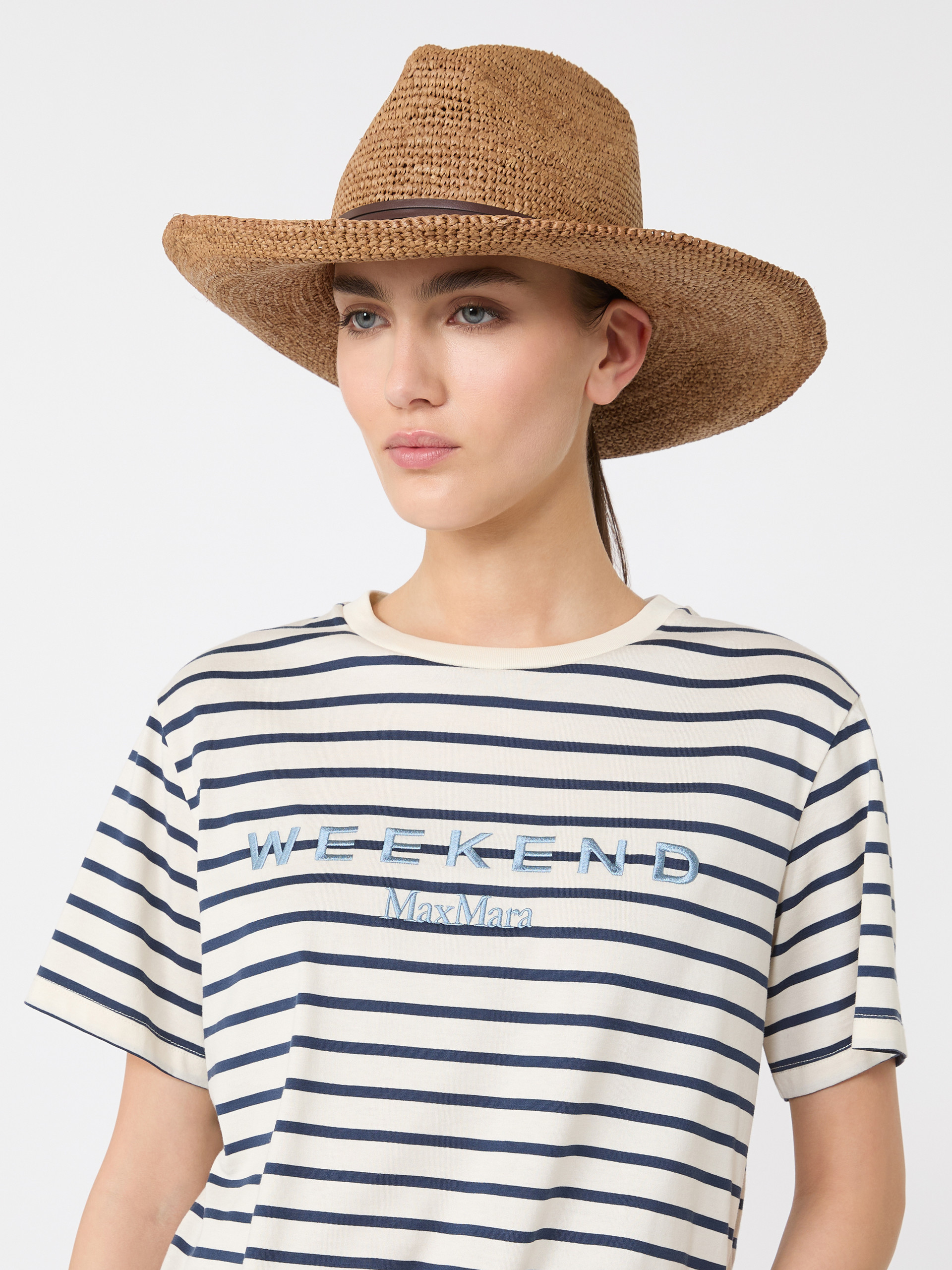 Straw hat - TOBACCO - Weekend Max Mara - 3