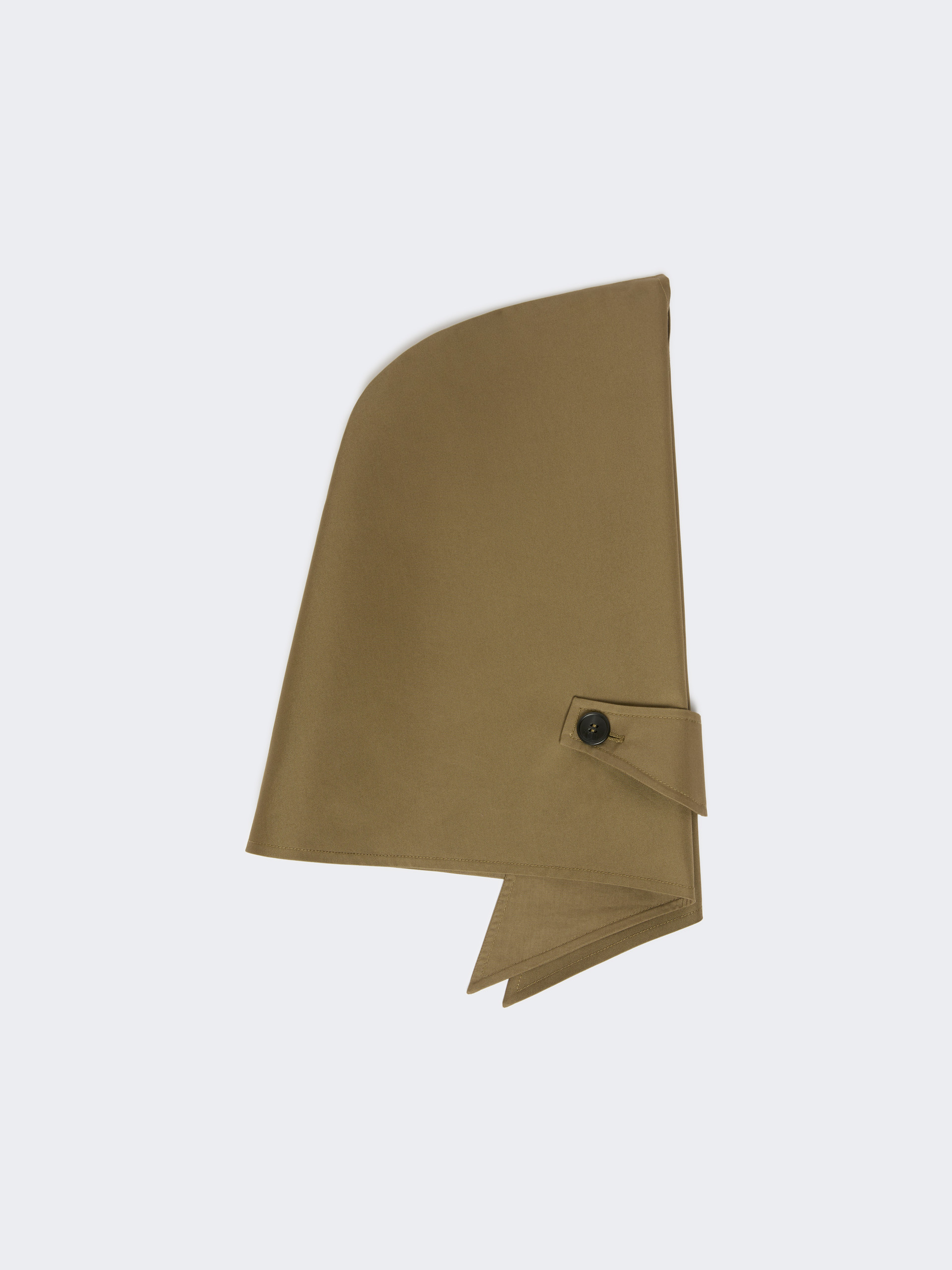 Hat-foulard in water-repellent gabardine - MUD - Weekend Max Mara