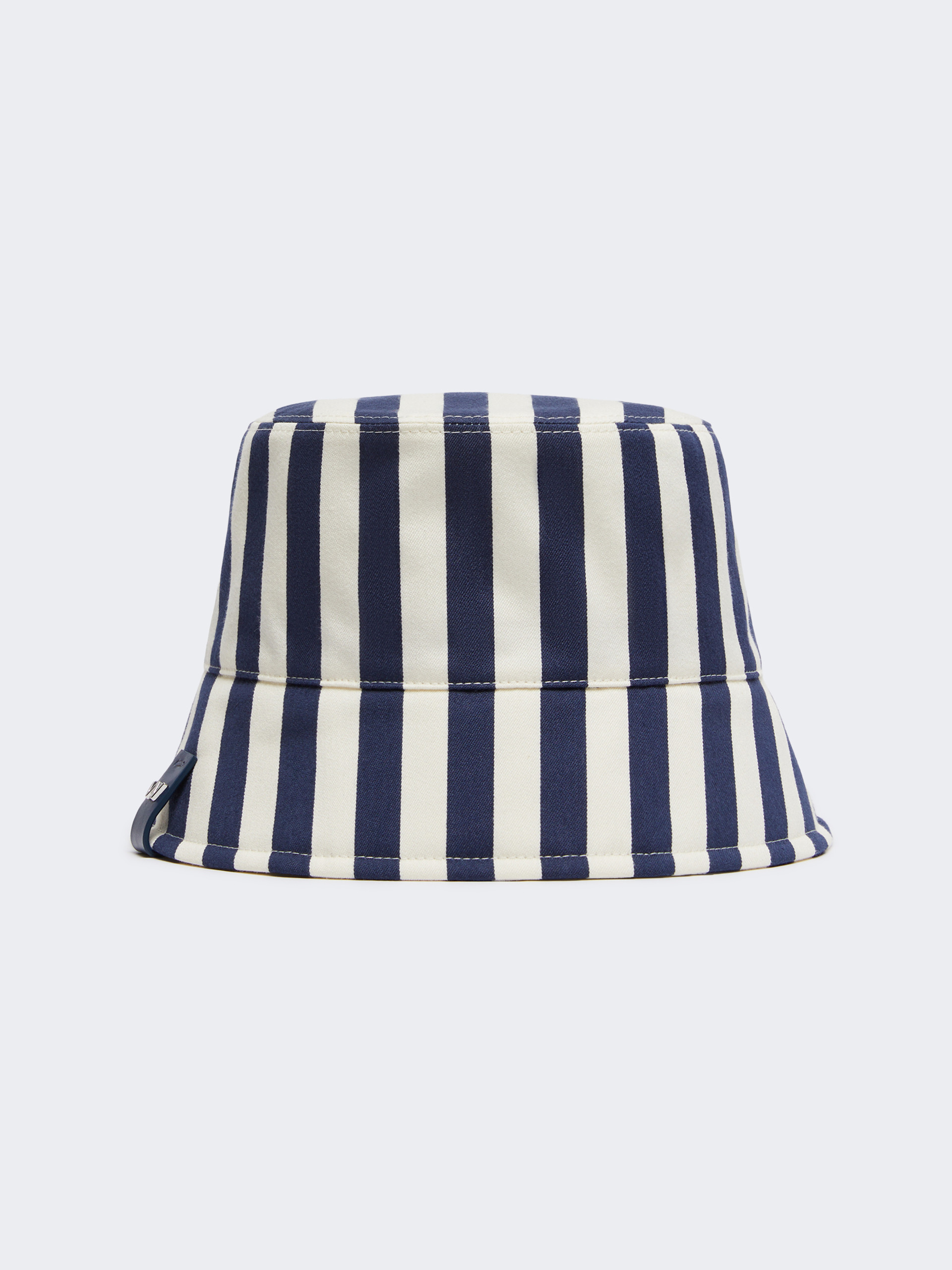 Striped cotton cloche hat - ULTRAMARINE - Weekend Max Mara