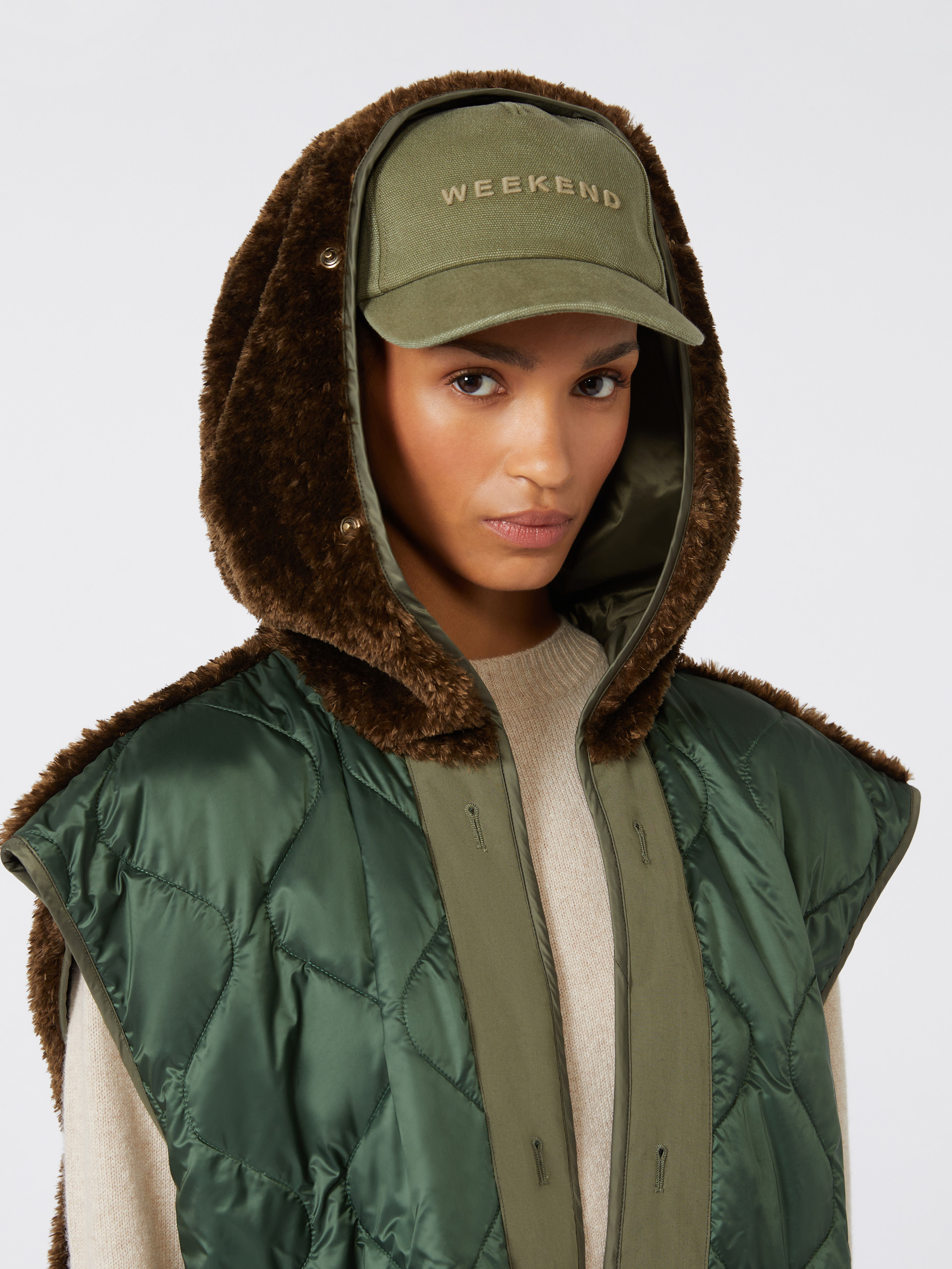 Canvas baseball cap - KAKI - Weekend Max Mara - 4