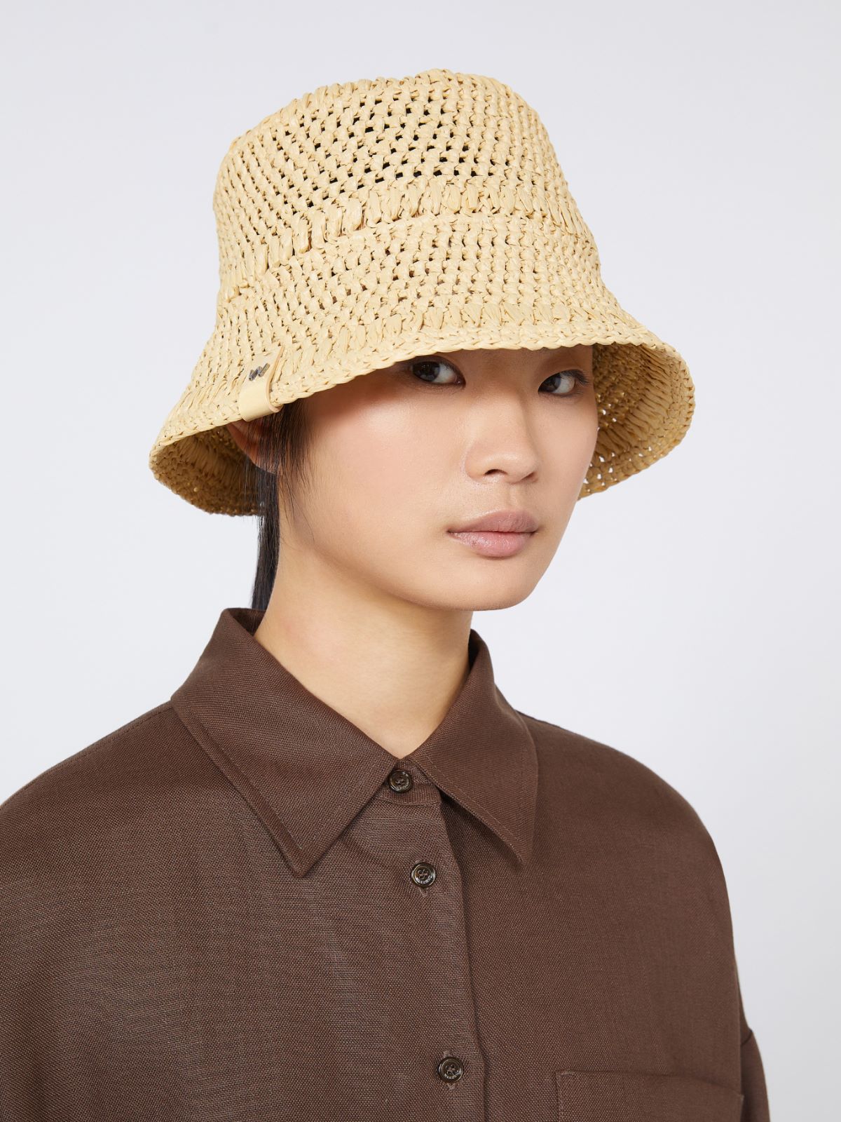 Crochet viscose hat - BEIGE - Weekend - 3