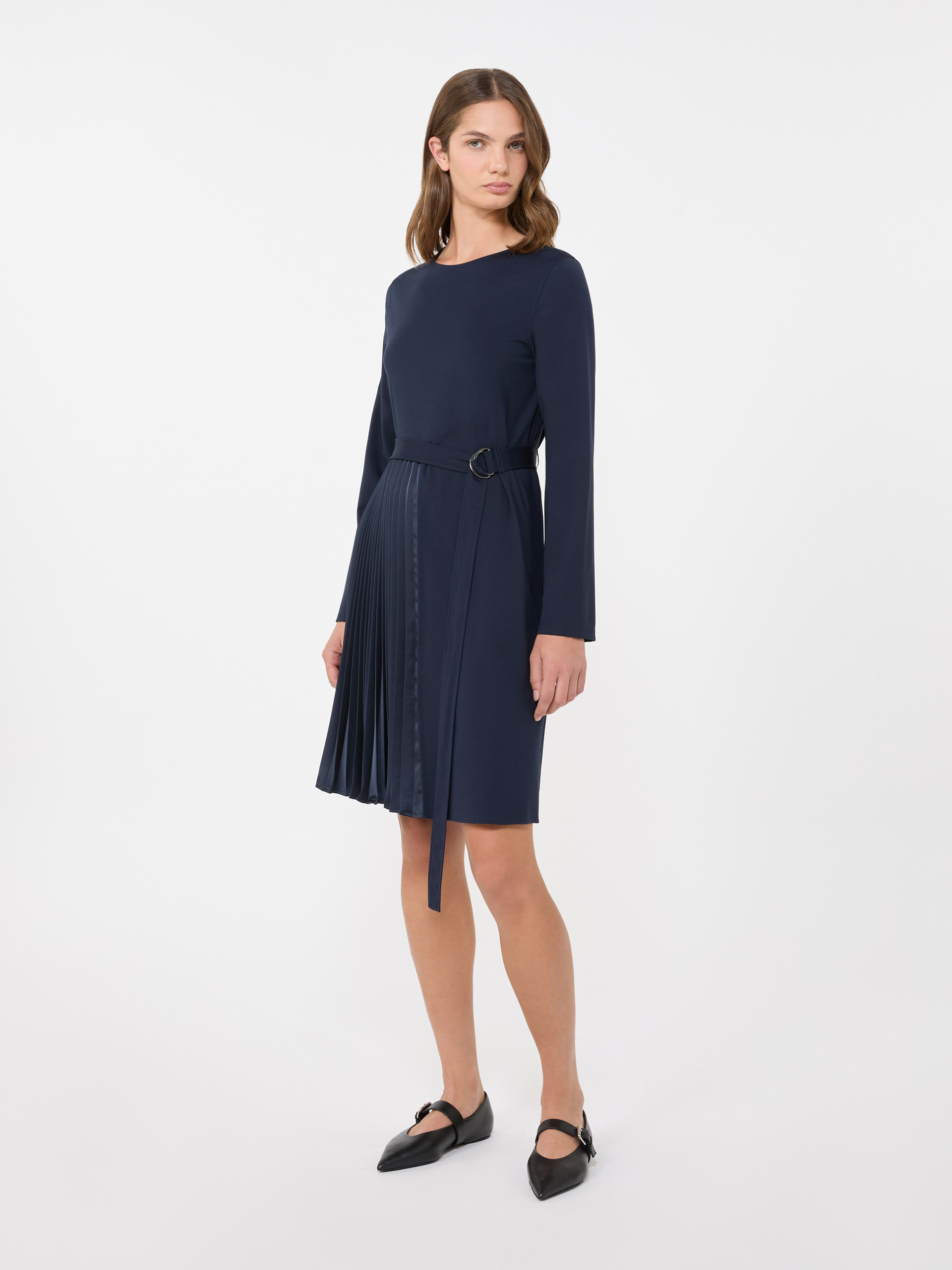 Milano-knit jersey dress - NAVY - Weekend Max Mara - 2