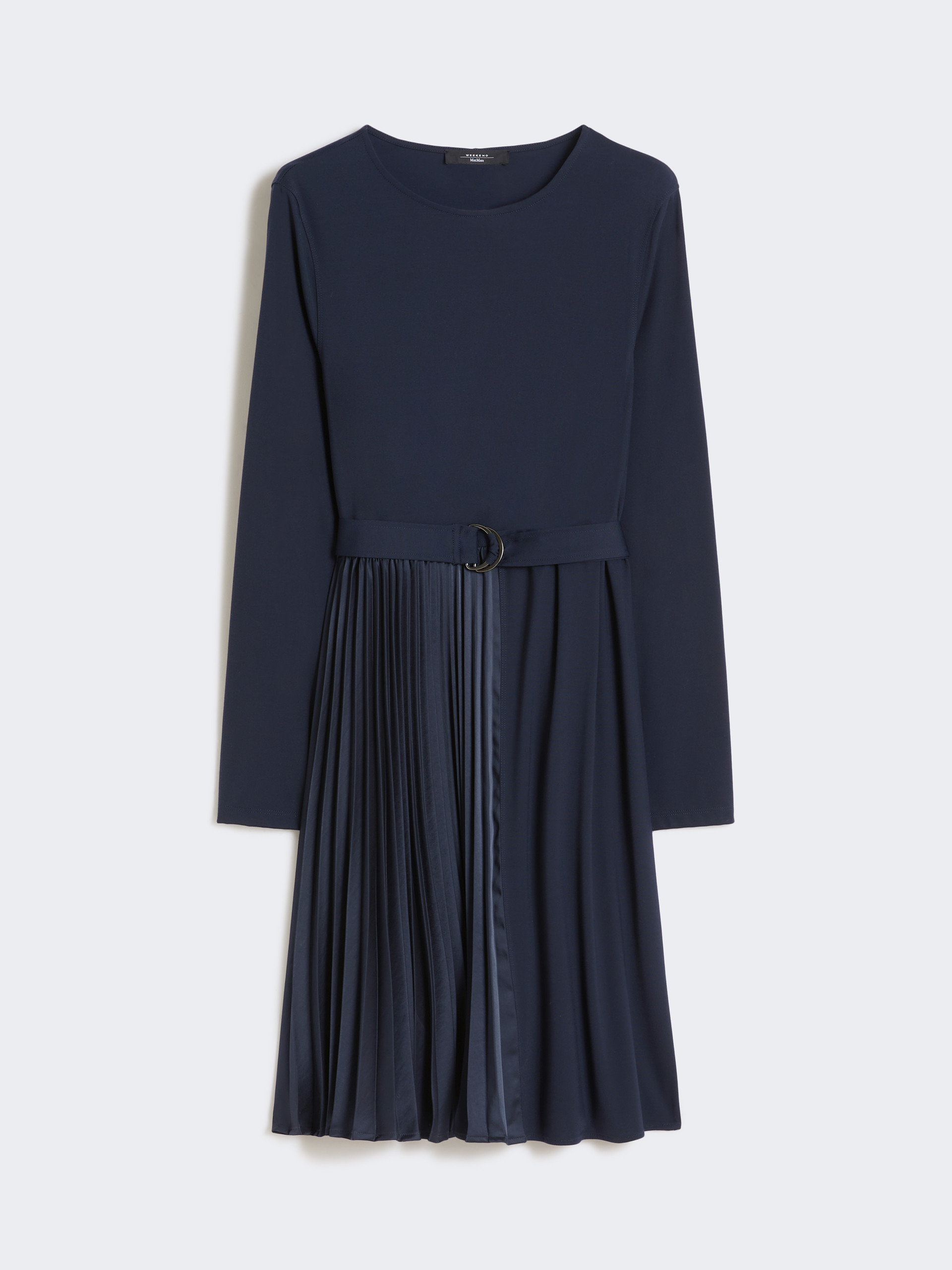 Milano-knit jersey dress - NAVY - Weekend Max Mara - 4