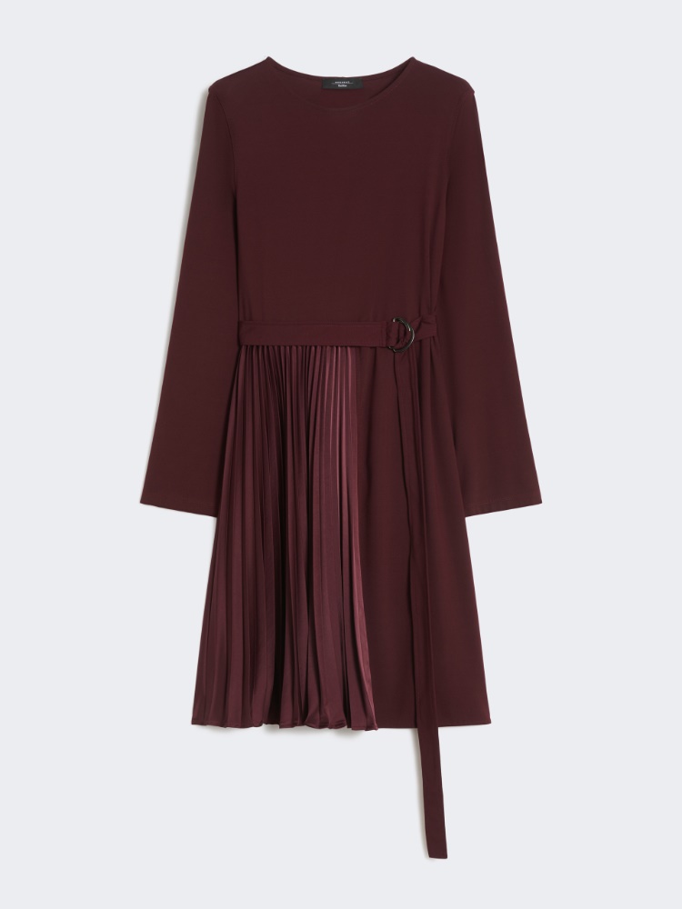 Milano-knit jersey dress - BORDEAUX - Weekend - 5