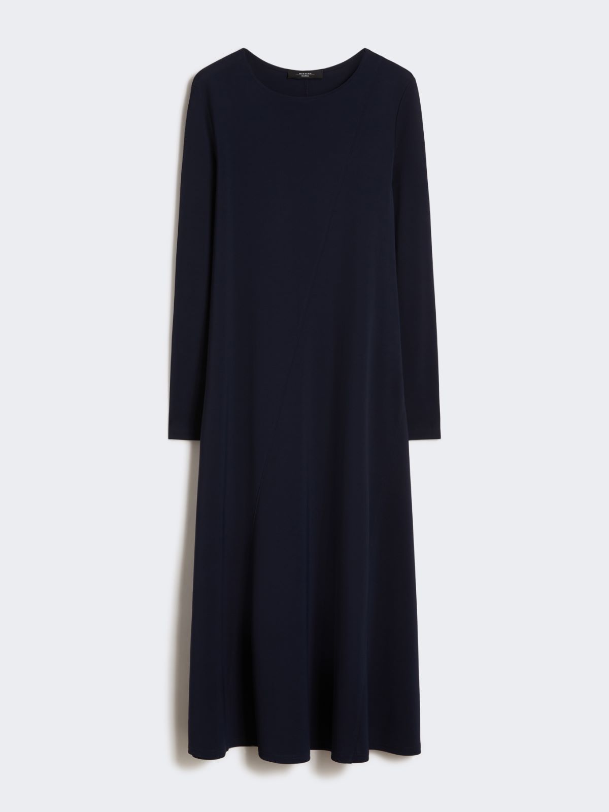 Long viscose jersey dress - NAVY - Weekend - 4