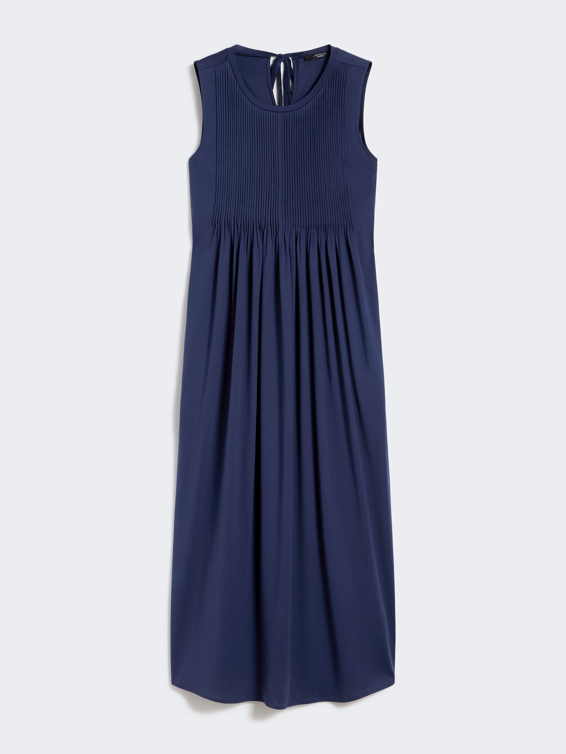 Cotton jersey fluid dress - NAVY - Weekend Max Mara - 5