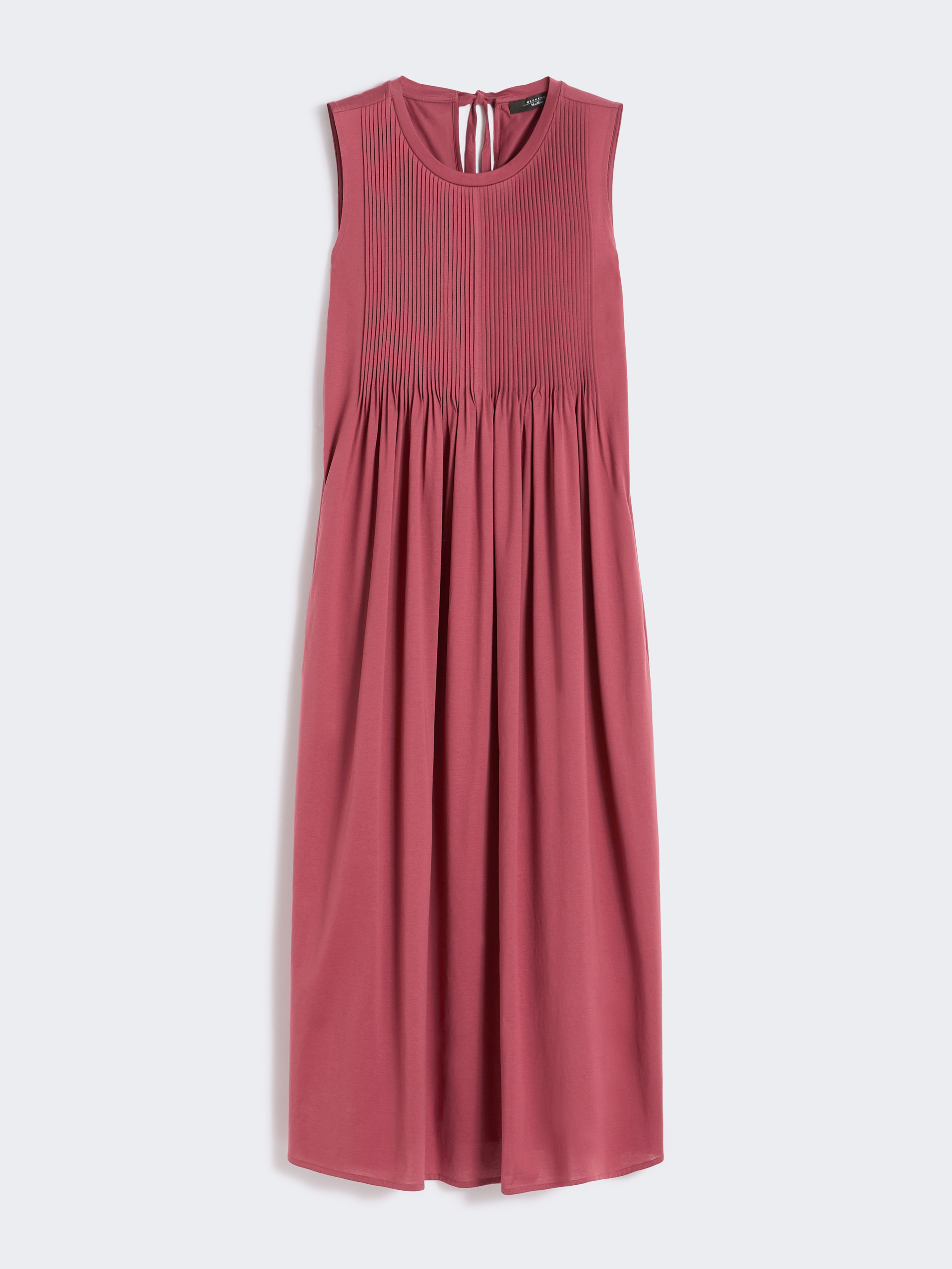 Cotton jersey fluid dress - CHERRY - Weekend Max Mara - 6
