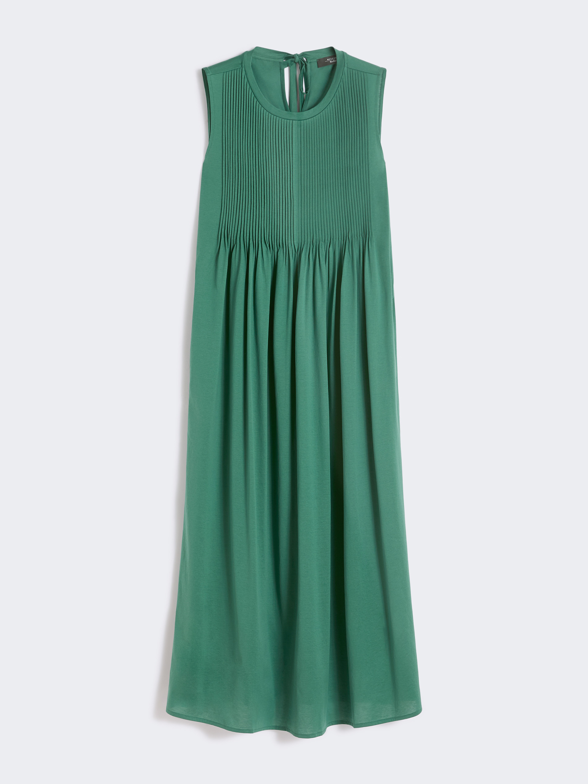 Cotton jersey fluid dress - GREEN - Weekend Max Mara - 6