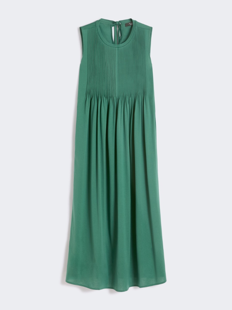 Cotton jersey fluid dress - GREEN - Weekend - 2
