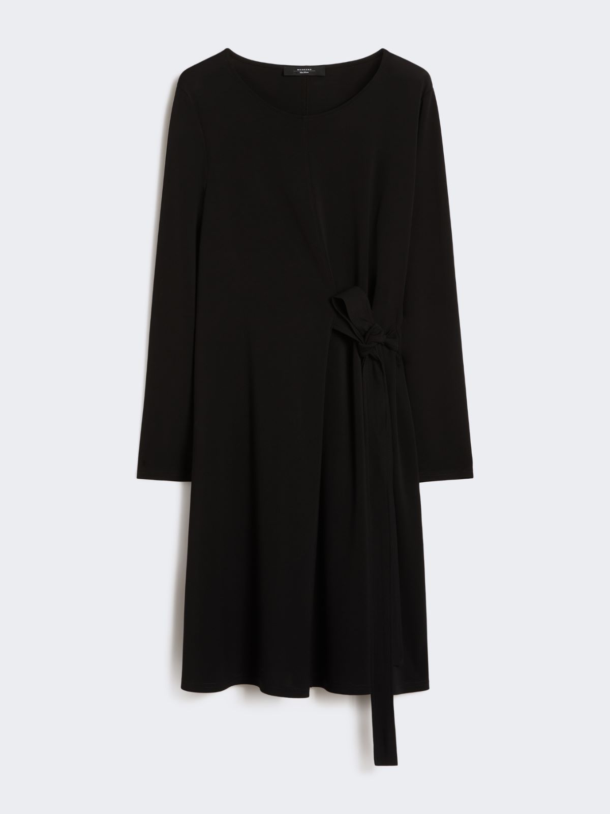 Crepe jersey dress - BLACK - Weekend - 4