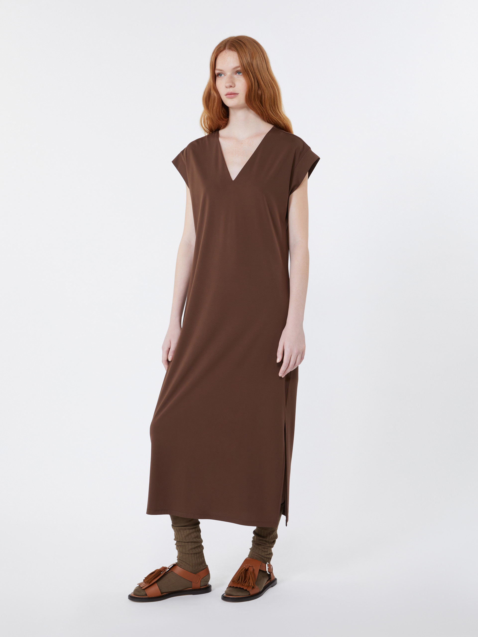 Milano jersey dress - CHOCOLATE - Weekend Max Mara - 2