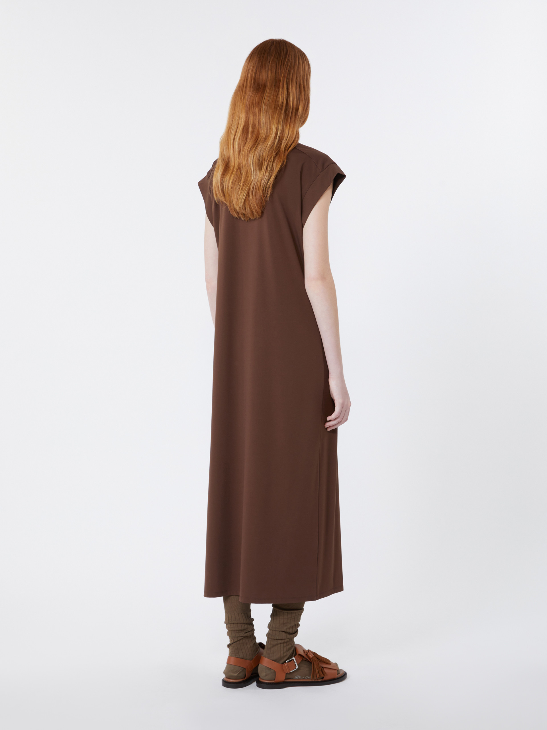 Milano jersey dress - CHOCOLATE - Weekend Max Mara - 3