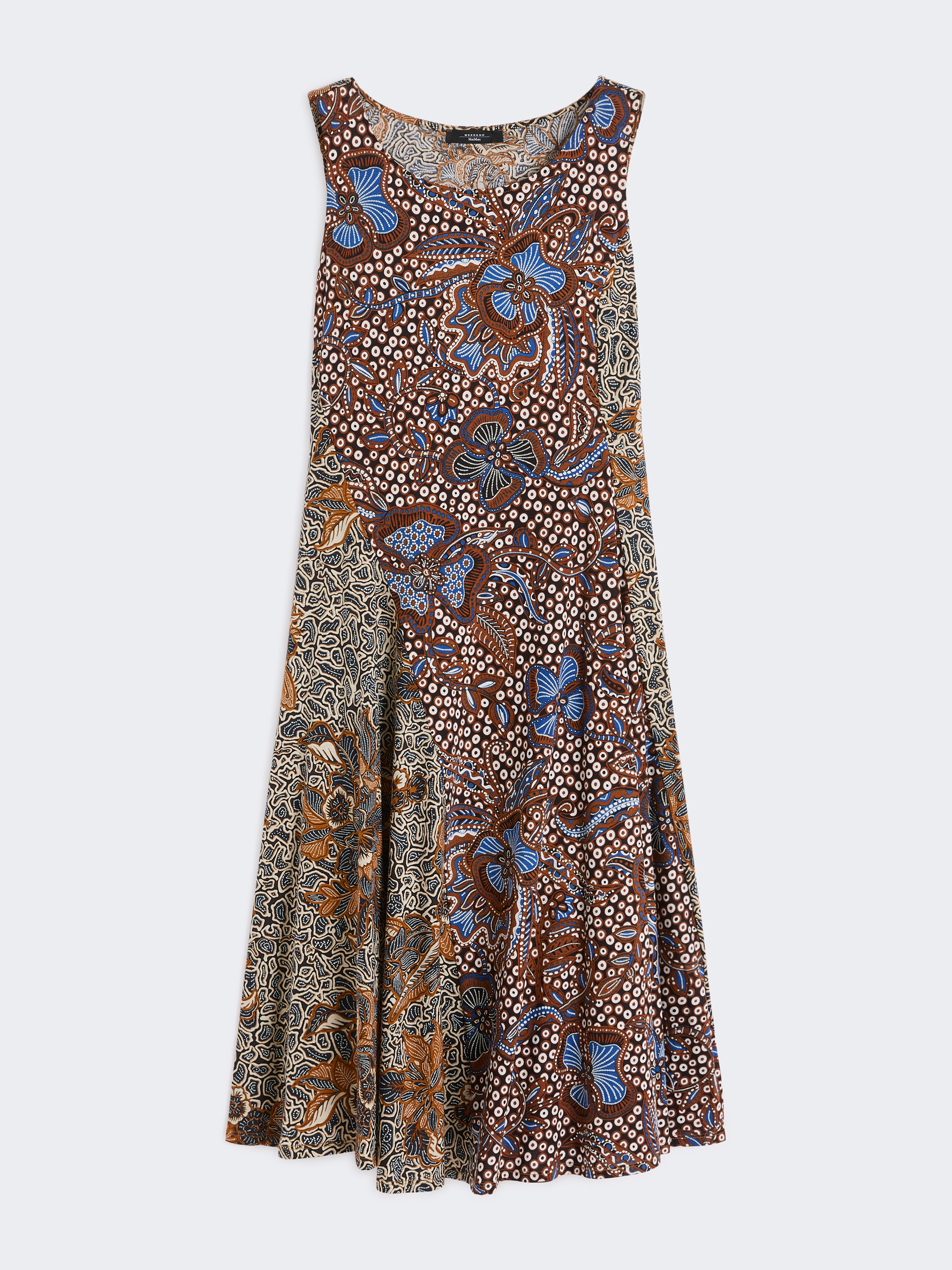 Printed jersey midi dress - TOBACCO - Weekend Max Mara - 5