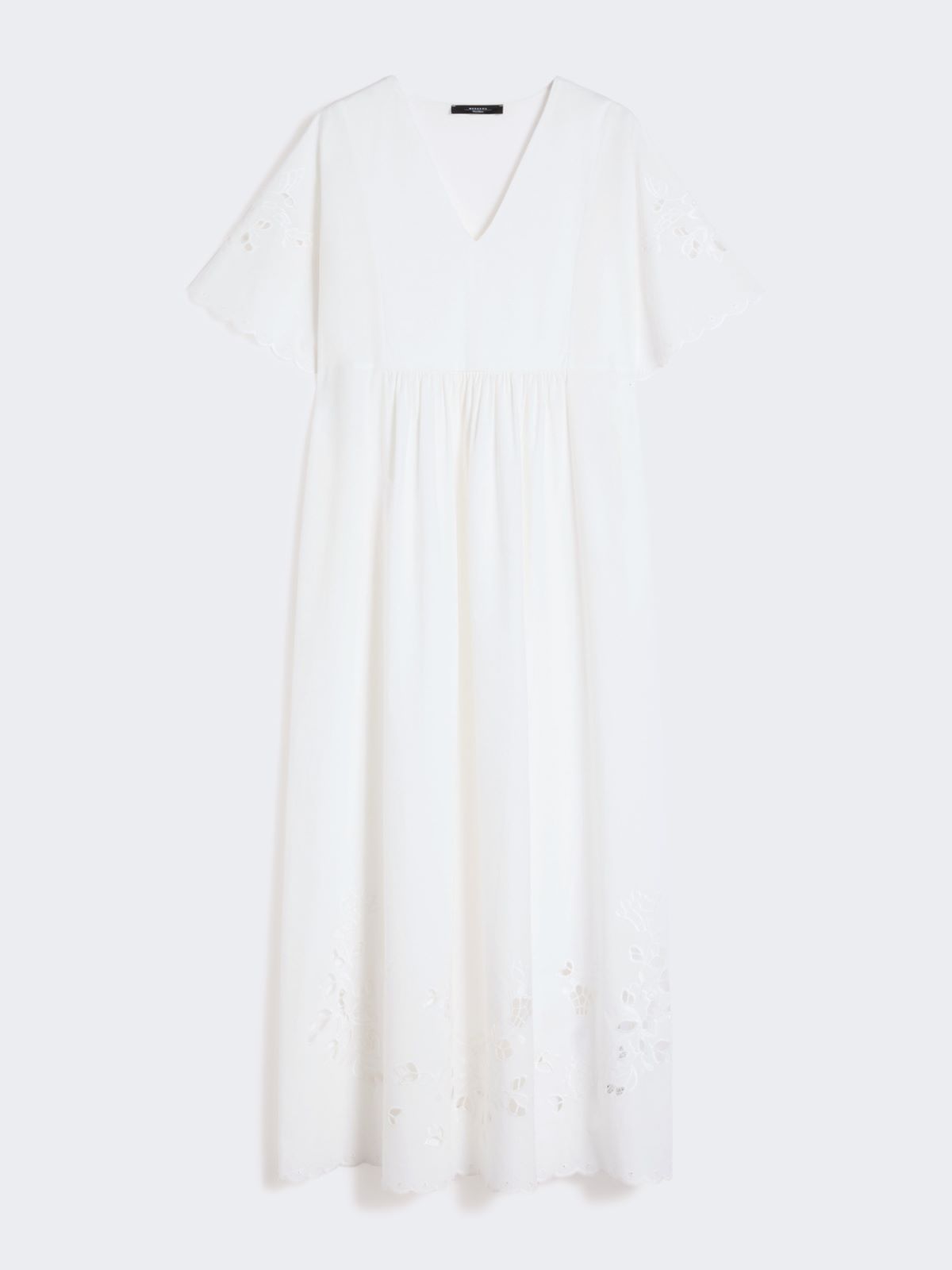 Cotton poplin and jersey dress - WHITE - Weekend - 4