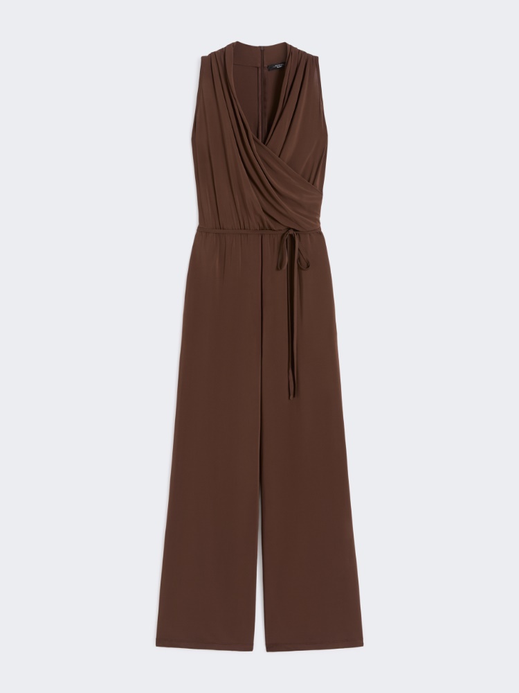 Viscose jersey jumpsuit - CHOCOLATE - Weekend - 2