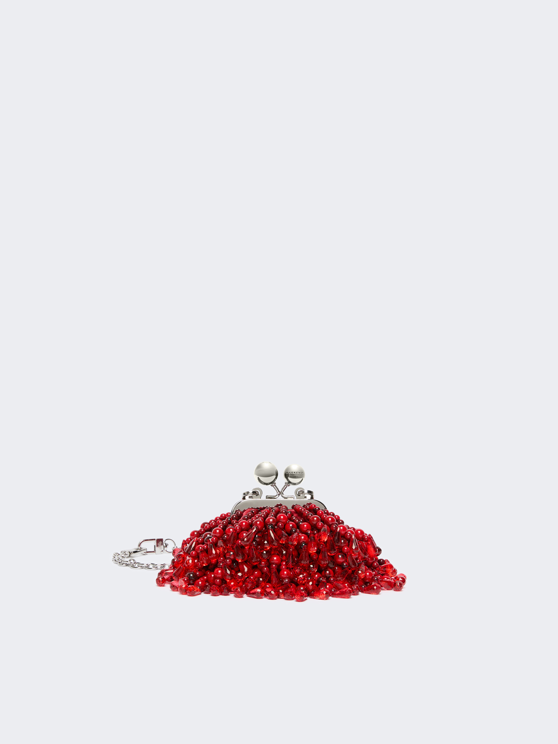 Nano Pasticcino Bag with gemstones - CORAL - Weekend Max Mara
