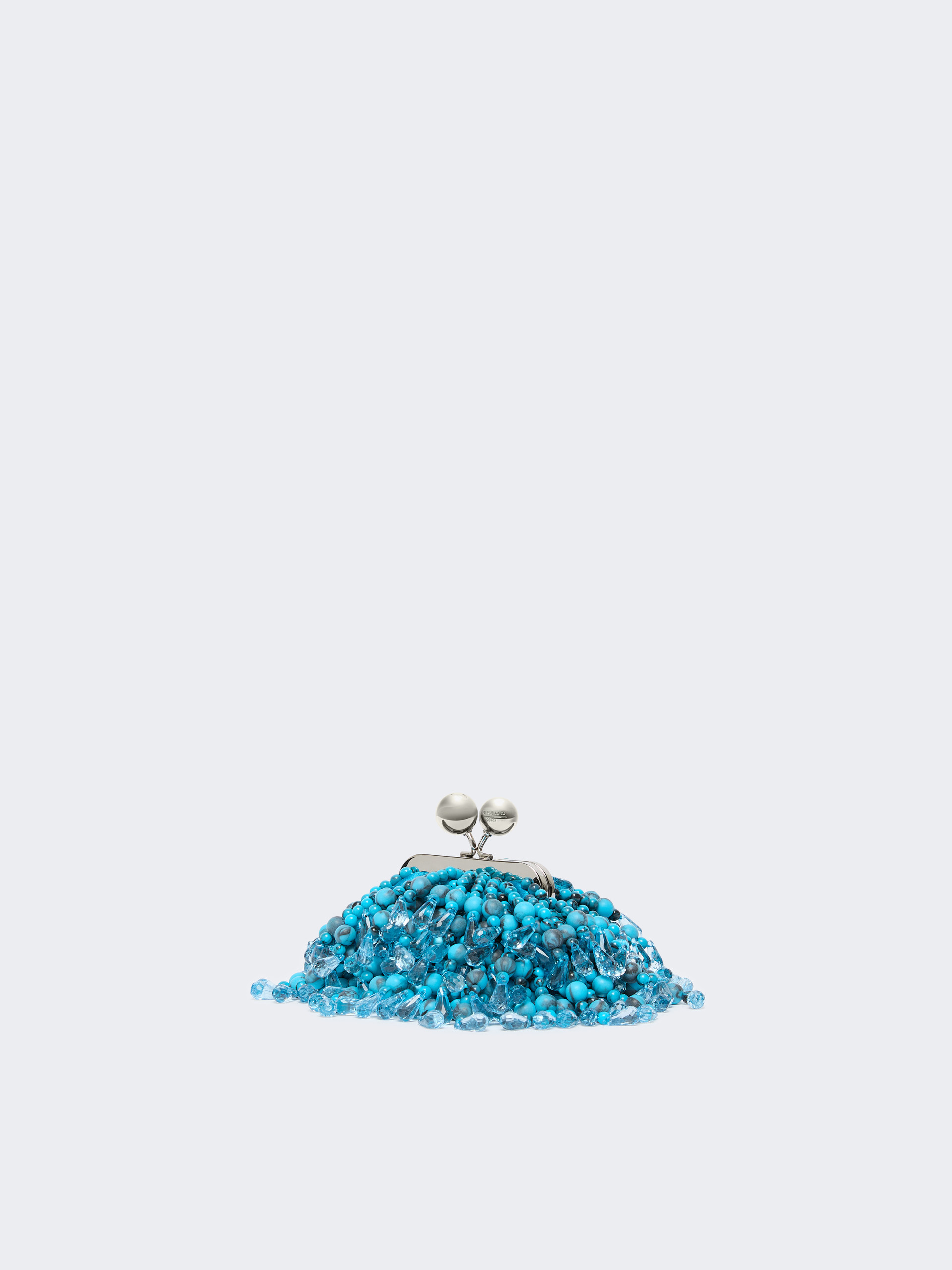 Nano Pasticcino Bag with gemstones - TURQUOISE - Weekend Max Mara - 2