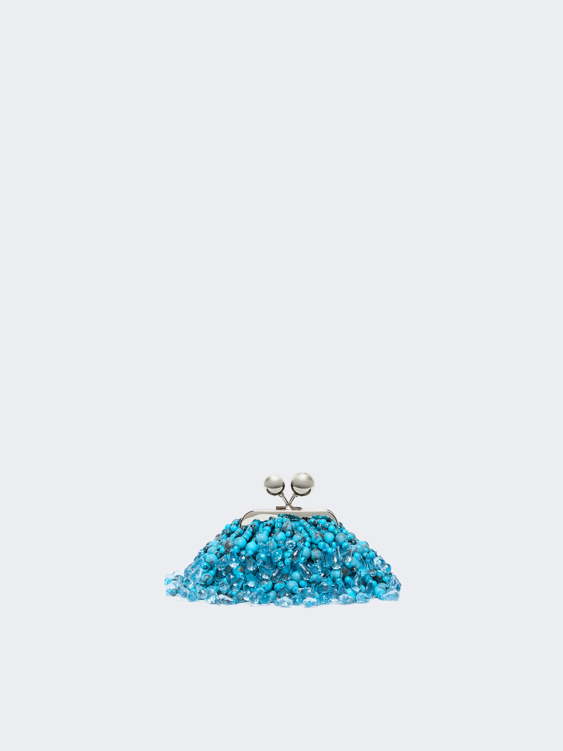 Nano Pasticcino Bag with gemstones - TURQUOISE - Weekend Max Mara - 3