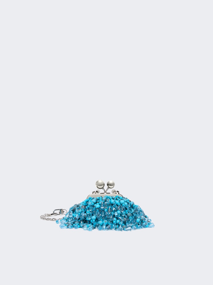 Pasticcino Bag nano con pietre - TURCHESE - Weekend