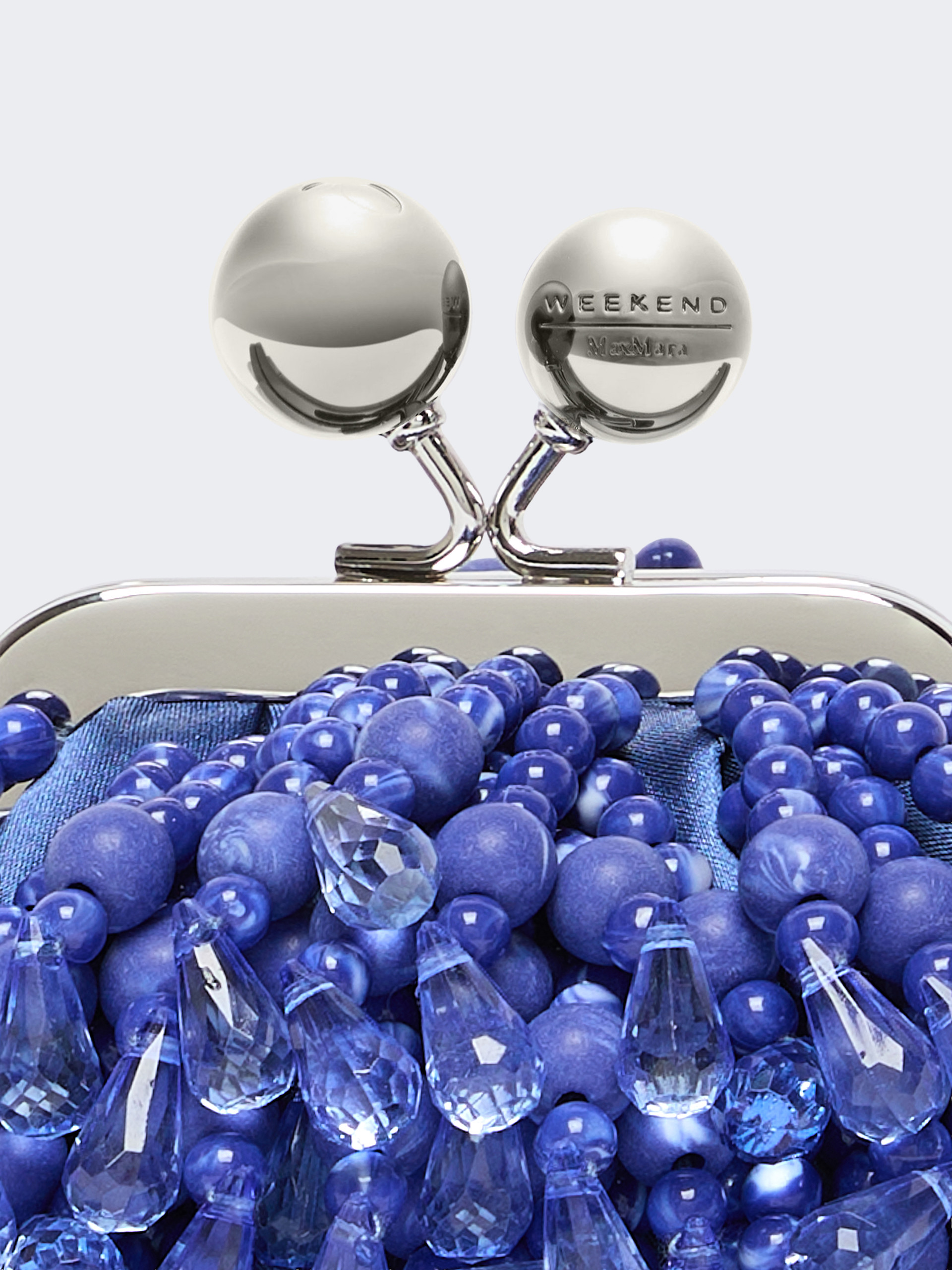 Nano Pasticcino Bag with gemstones - MIDNIGHTBLUE - Weekend Max Mara - 5
