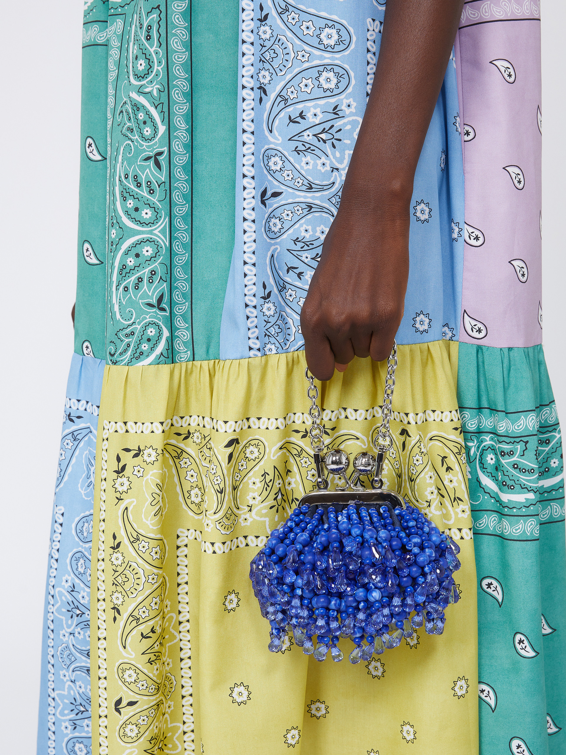 Nano Pasticcino Bag with gemstones - MIDNIGHTBLUE - Weekend Max Mara - 8