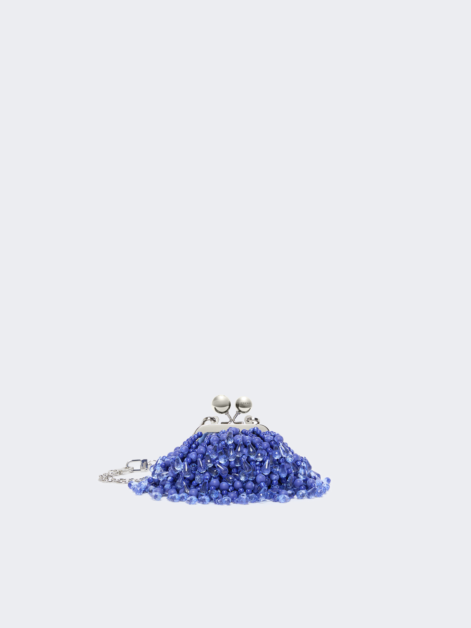 Nano Pasticcino Bag with gemstones - MIDNIGHTBLUE - Weekend Max Mara