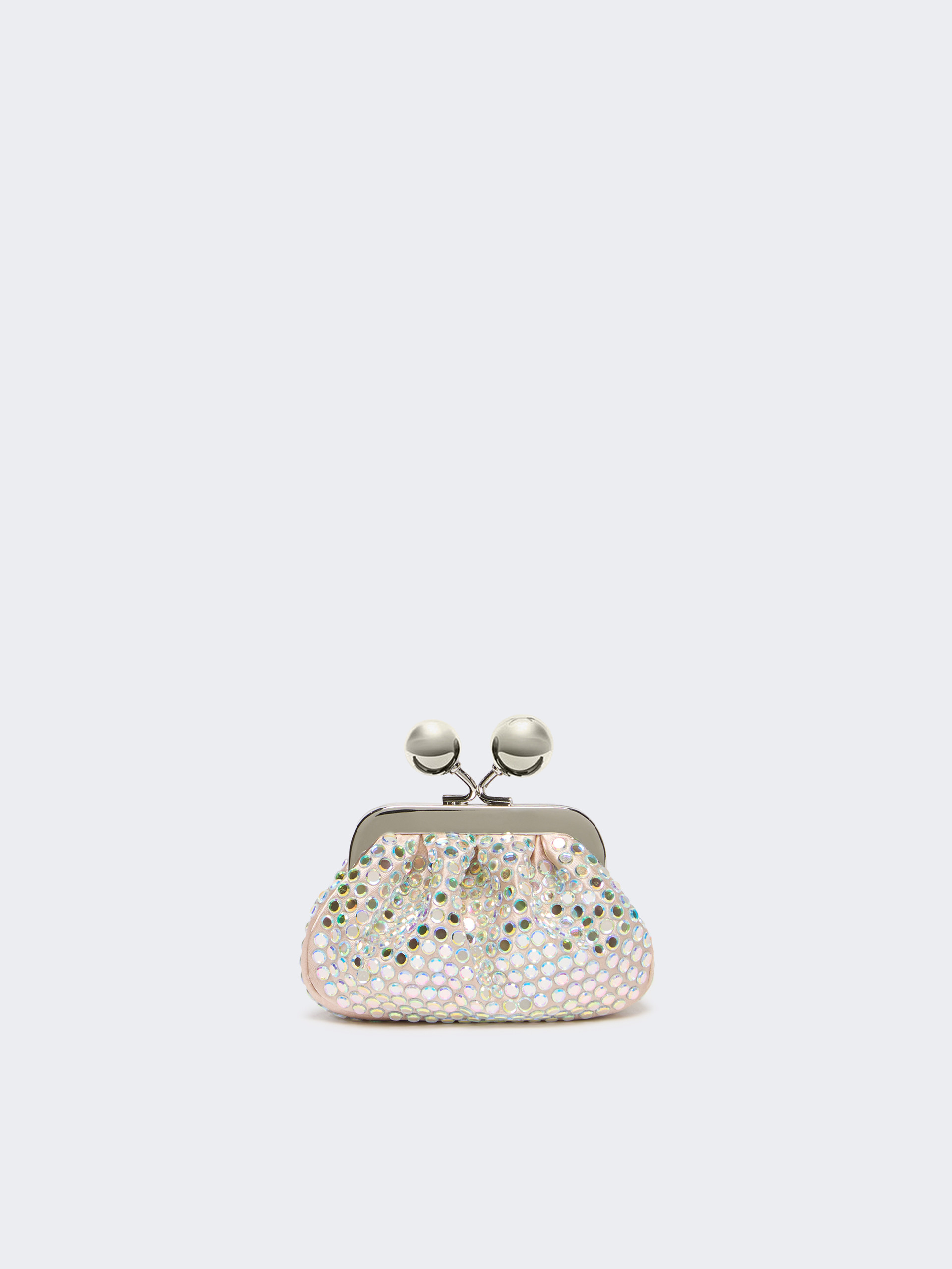 Mini Pasticcino Bag in satin with rhinestones - ANTIQUE ROSE - Weekend Max Mara - 3